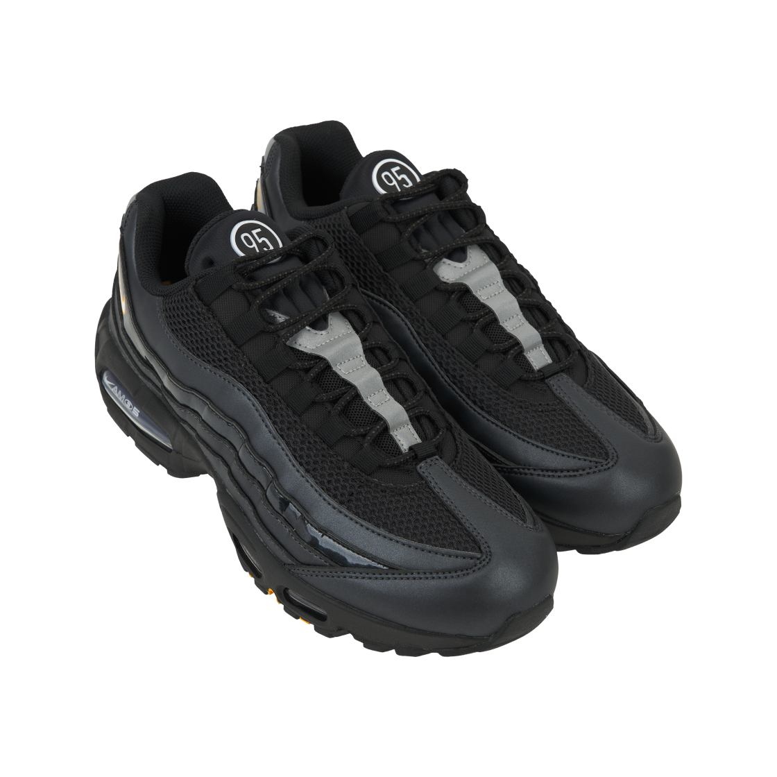 나이키 에어맥스 95 빅 버블 블랙 유니버시티 골드(Nike Air Max 95 Big Bubble Black University Gold) - 4