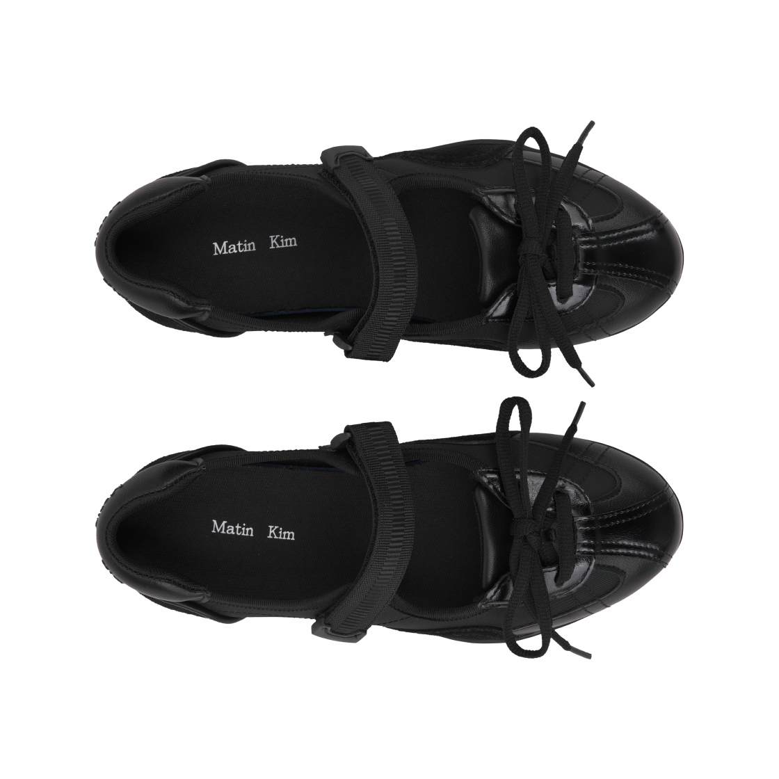 (W) 마뗑킴 스포티 메리제인 스니커즈 블랙((W) Matin Kim Sporty Maryjane Sneakers In Black) - 5