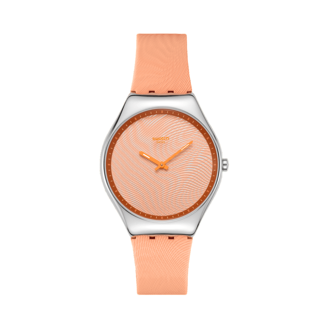 SYXS166 Swatch Essentials Iridescently Peach 38mm Quartz Orange
