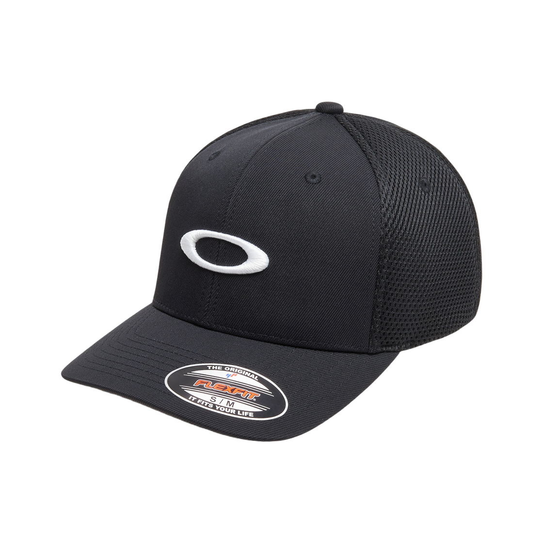 FOS900835-022 Oakley Ellipse Mesh Golf Hat Black White
