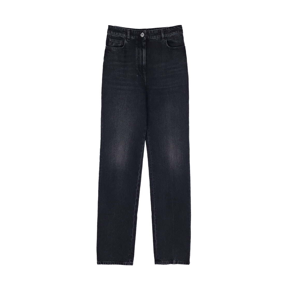 ITNMQE7SGOKV Chanel 24A Atelier Collection Denim Pants Black