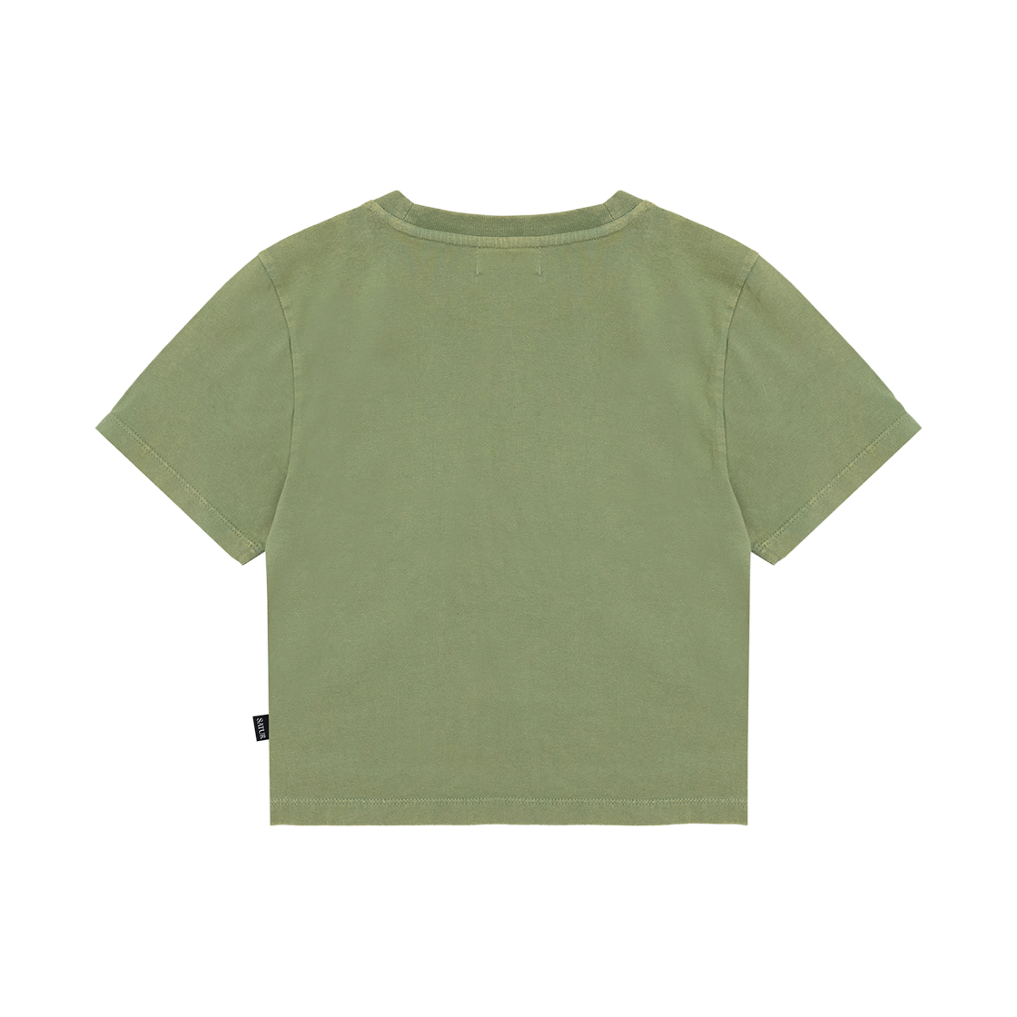세터 우먼 시트론 트리 워시드 반팔 티셔츠 카키(SATUR W Citron Tree Washed T-Shirt Khaki) - 2