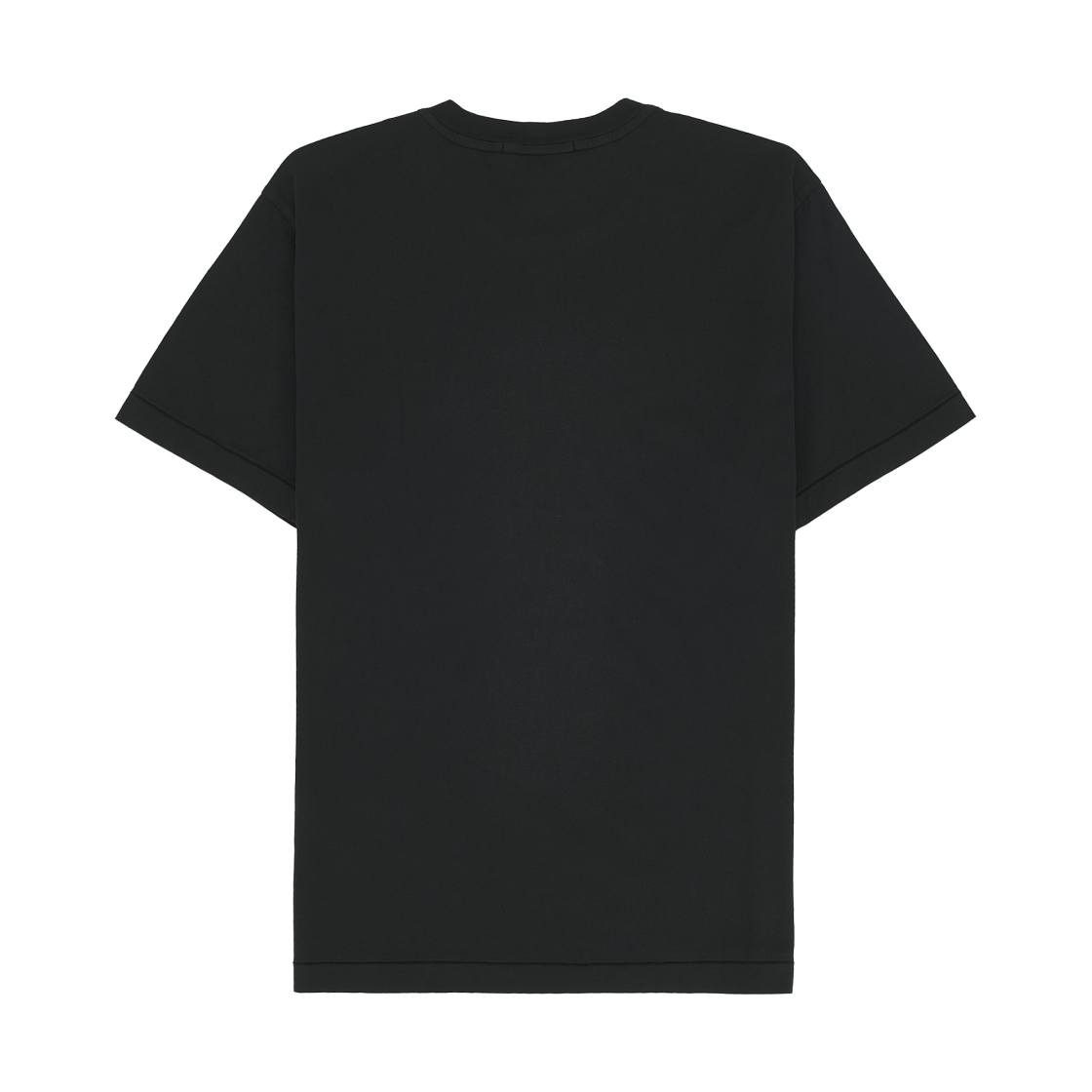 스톤 아일랜드 2100039 60/2 코튼 저지 슬림 핏 티셔츠 컴퍼스 로고 패치 블랙 - 25SS(Stone Island 2100039 60/2 Cotton Jersey Slim Fit T-Shirt with Compass Logo Patch Black - 25SS) - 2