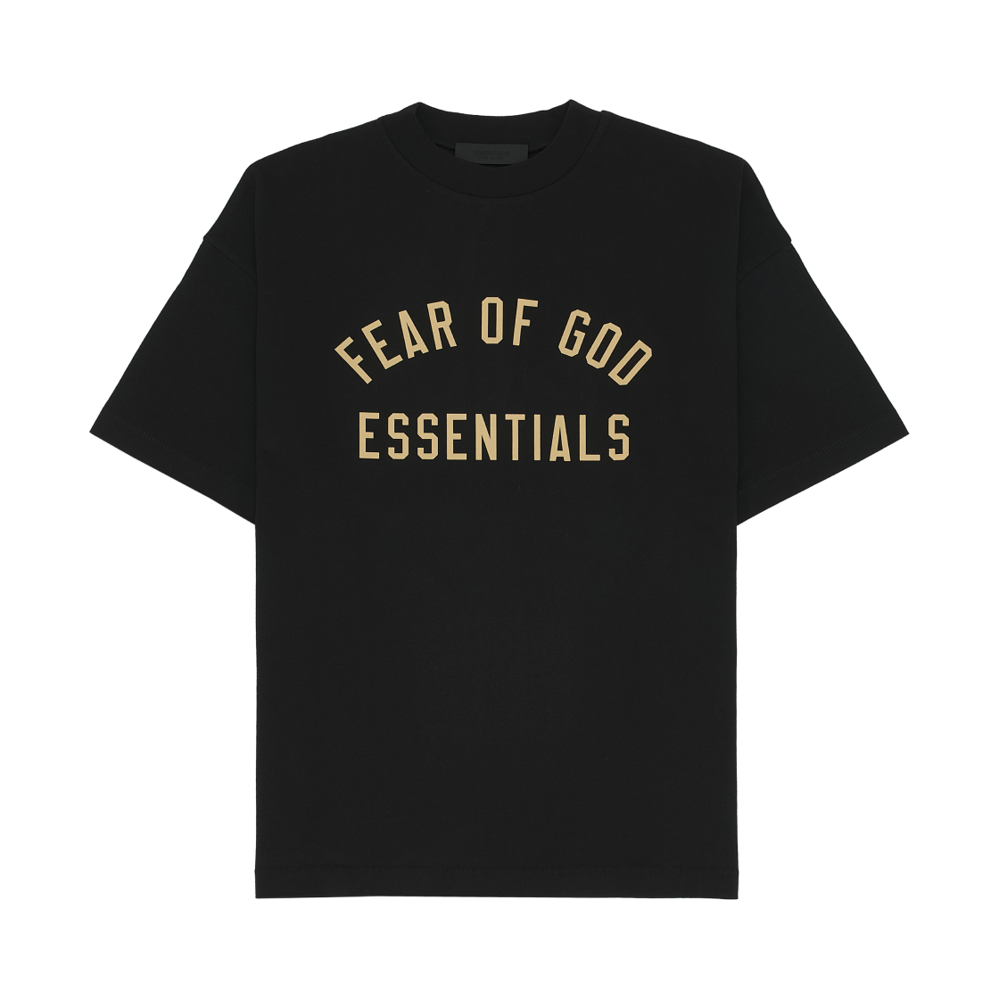 에센셜 저지 크루넥 티셔츠 블랙 - 24FW(Essentials Jersey Crewneck Tee Black - 24FW)