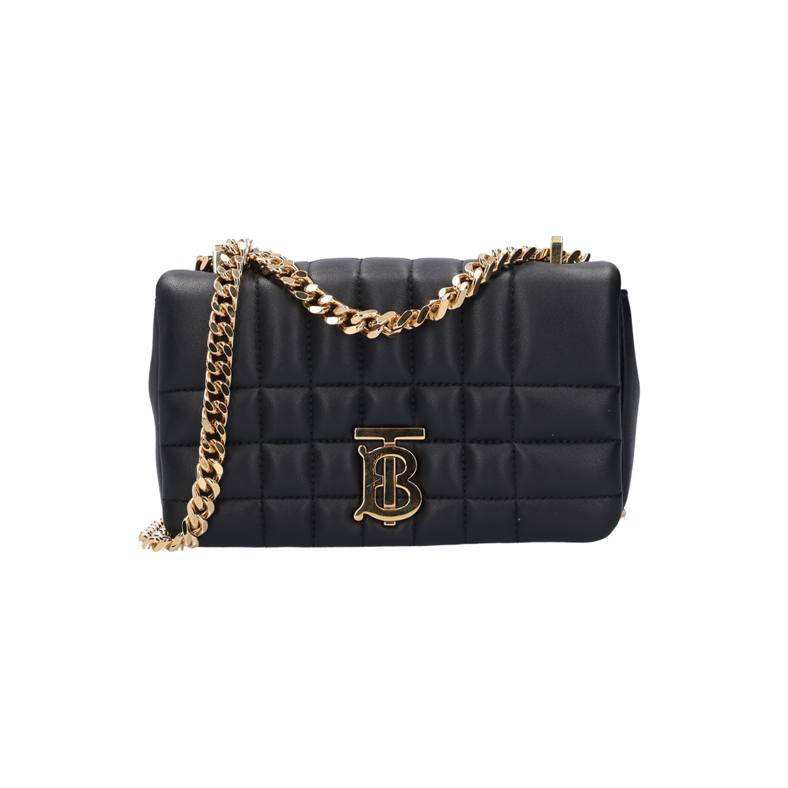 버버리 8059492 미니 퀼티드 레더 롤라백 블랙(Burberry Mini Quilted Leather Rola Bag Black) - 1