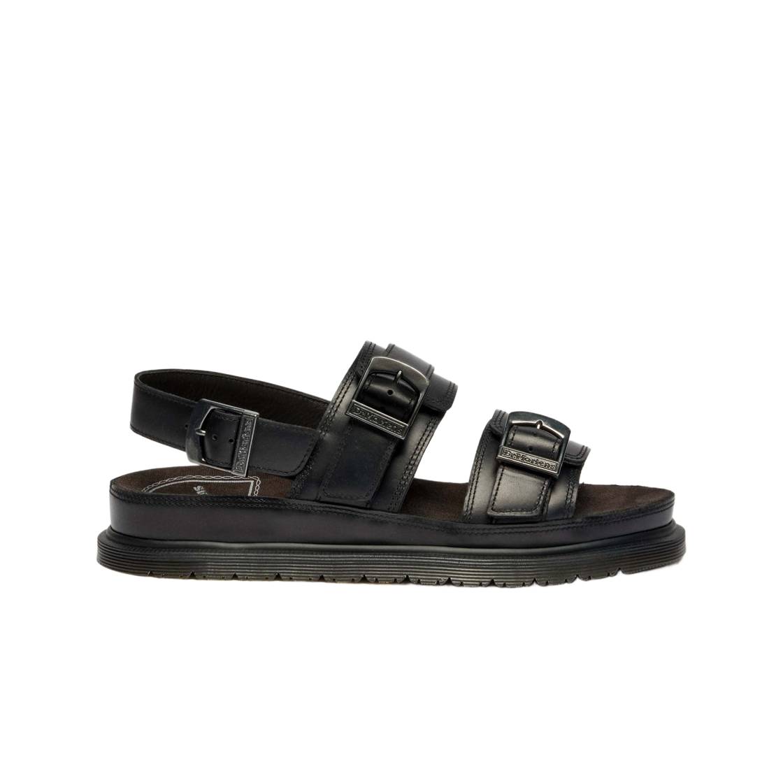 42841001 Dr. Martens San Two Strap Sandals Black