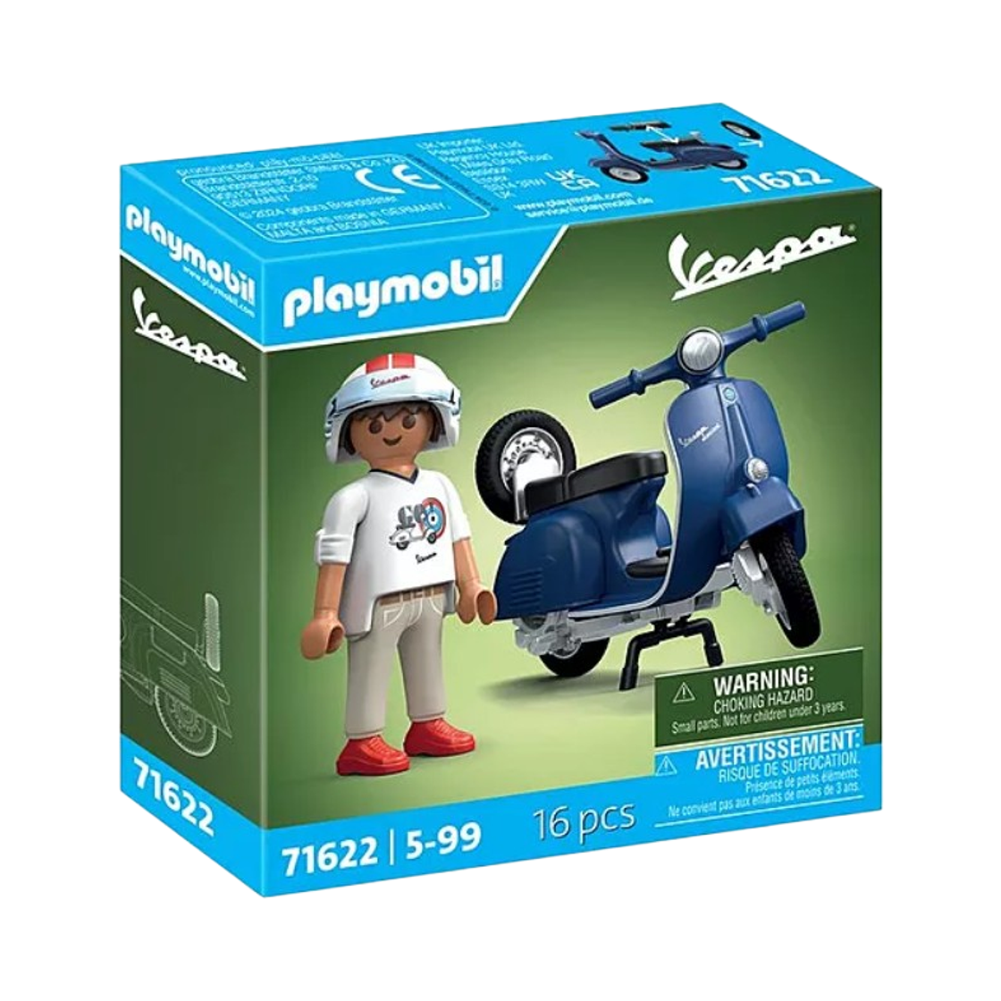 플레이모빌 1969 베스파 150 스프린트 벨로체 블루(Playmobil 1969 Vespa 150 Sprint Veloce Blue) - 2