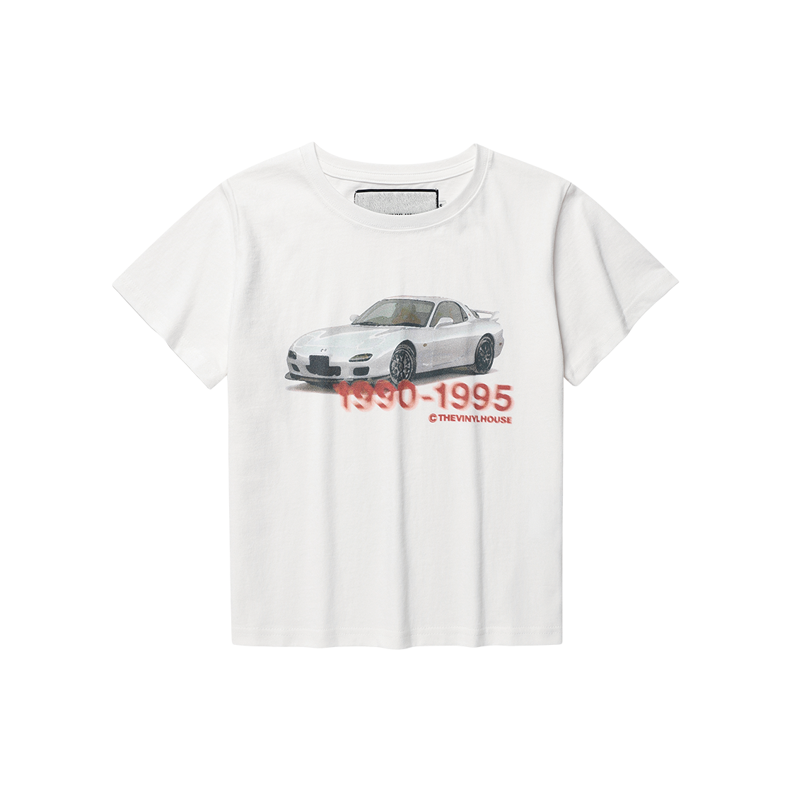 더바이닐하우스 올드 카 티셔츠 화이트(Thevinylhouse Old Car T-Shirt White) - 3