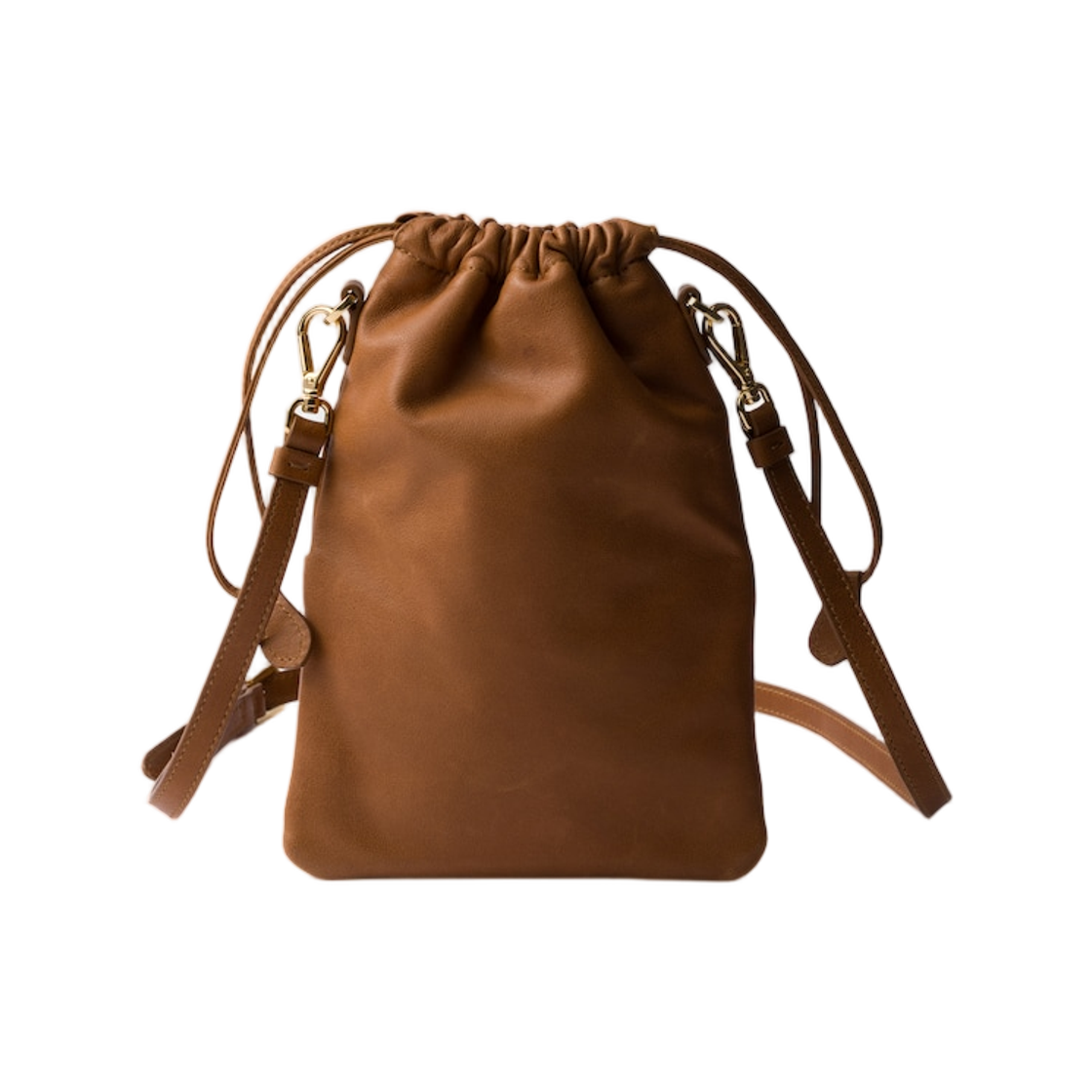 프라다 나파 레더 파우치 카라멜(Prada Nappa Leather Pouch Caramel) - 2