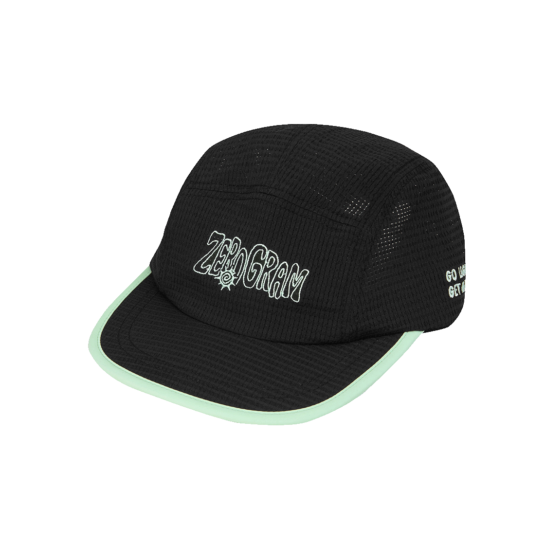 제로그램 시어서커 에어닷 5패널 캡(Zerogram Seersucker Airdot 5 Pannel Cap Black)