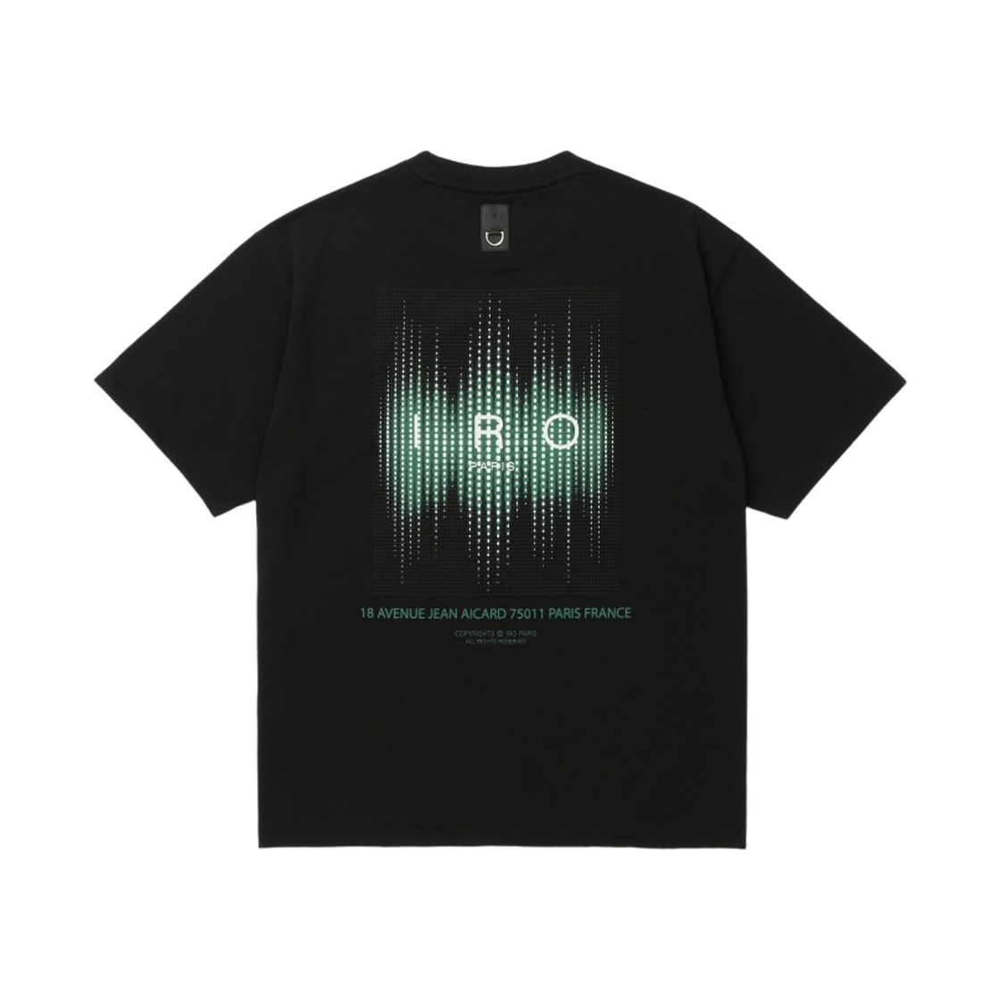 이로 온드라 이퀄라이저 아트워크 반팔 티셔츠 블랙(Iro Ondra Equalizer Artwork Short Sleeve T-Shirt Black) - 3