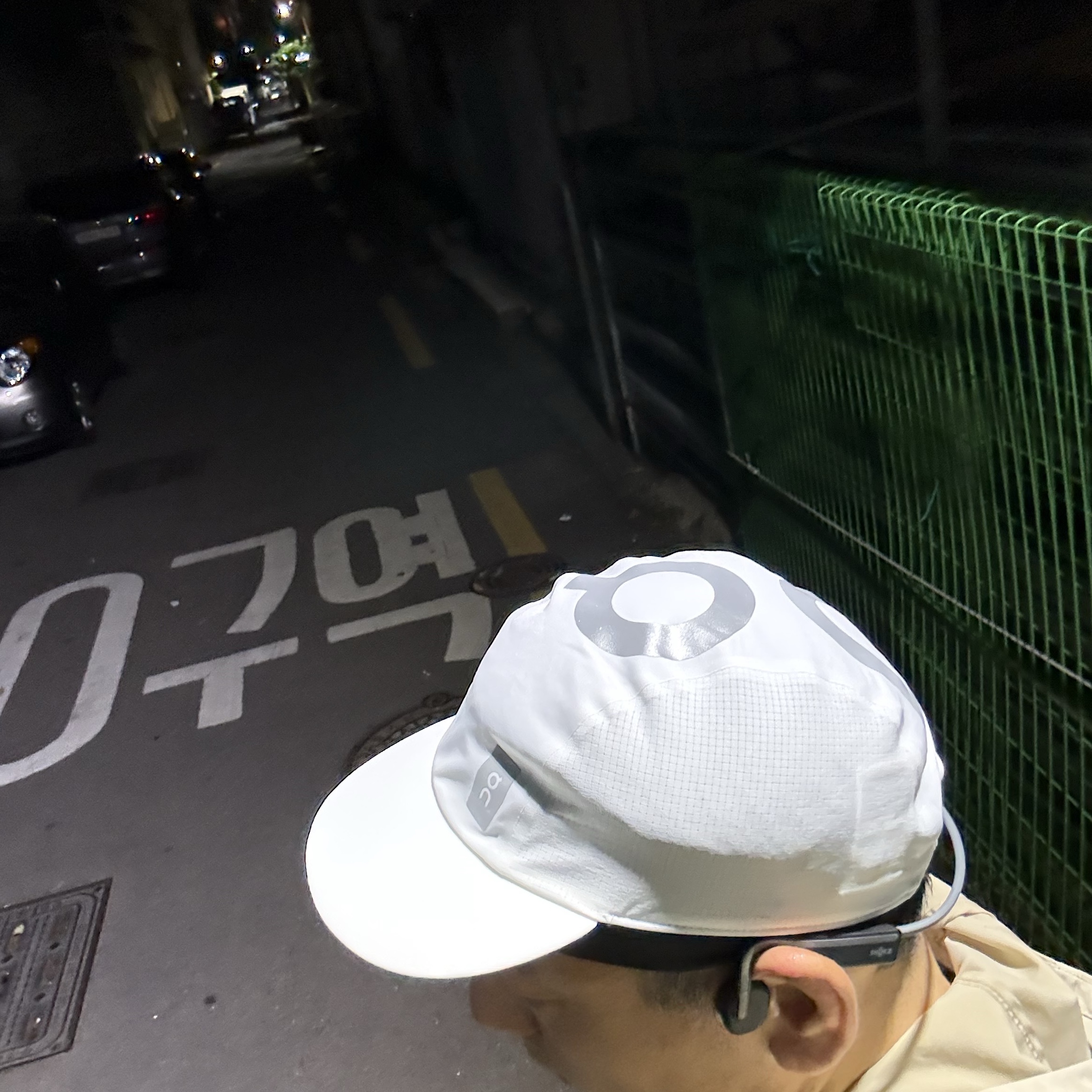 On Running Zero Cap Undyed 착용 스타일 - 1