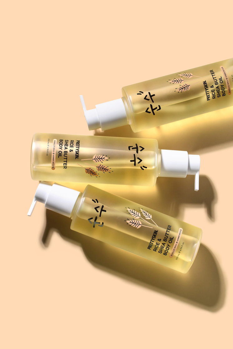 프리티스킨 라이스&시어버터 바디오일(PRETTYSKIN RICE & SHEA BUTTER BODY OIL) - 4