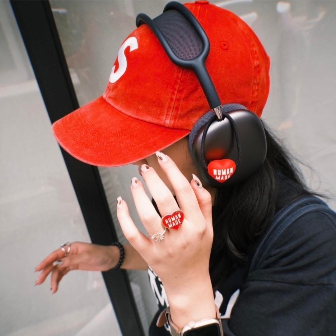 Supreme Pigment Coated S Logo 6-Panel Red - 26SS 착용 스타일 - 1