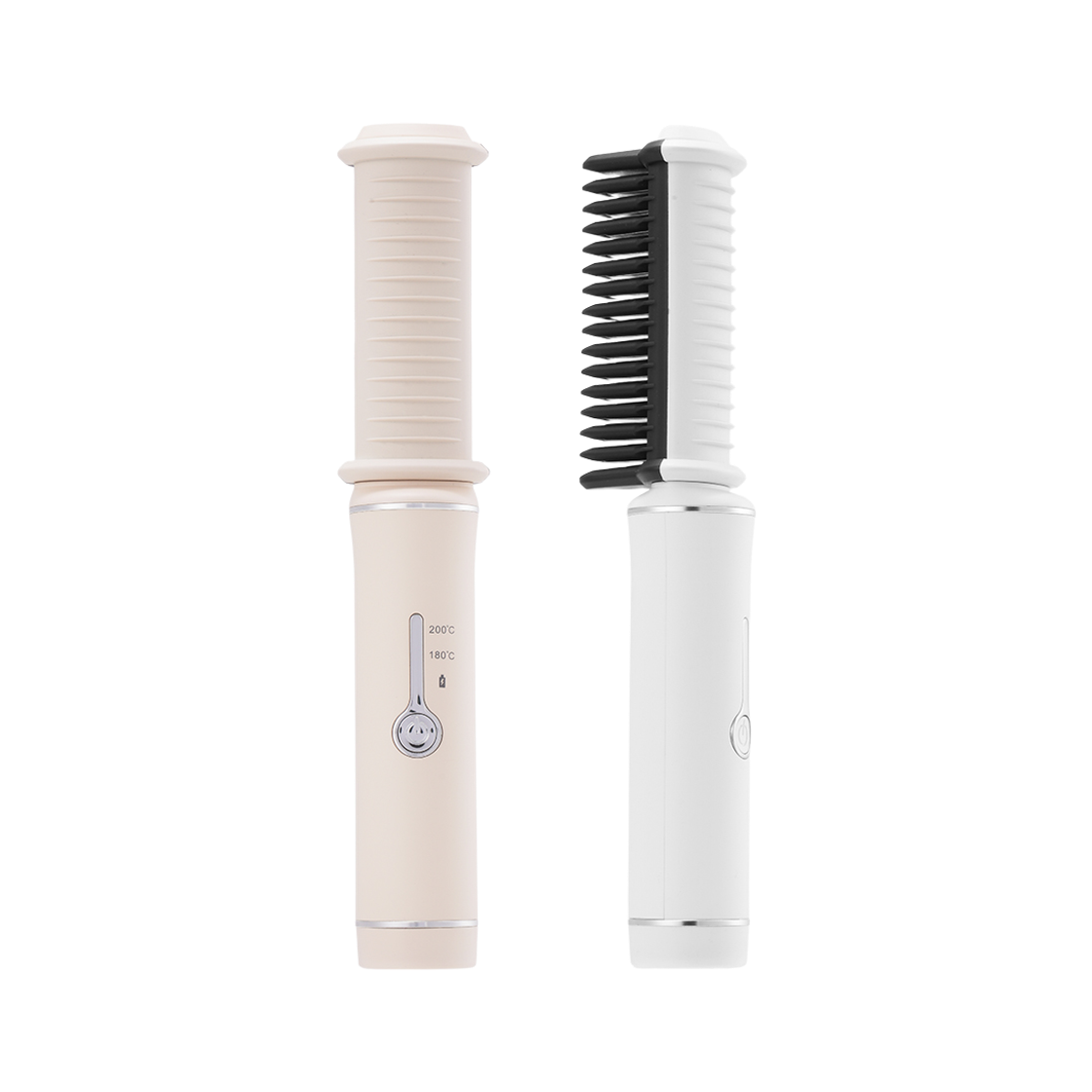 오브룸 무선 빗 고데기 미니 뿌리 볼륨 앞머리 뽕 휴대용 매직기 OV-HS22(OVROOM Wireless Hair Straightener Brush Mini: Portable Root & Bangs Volumizer (OV-HS22))