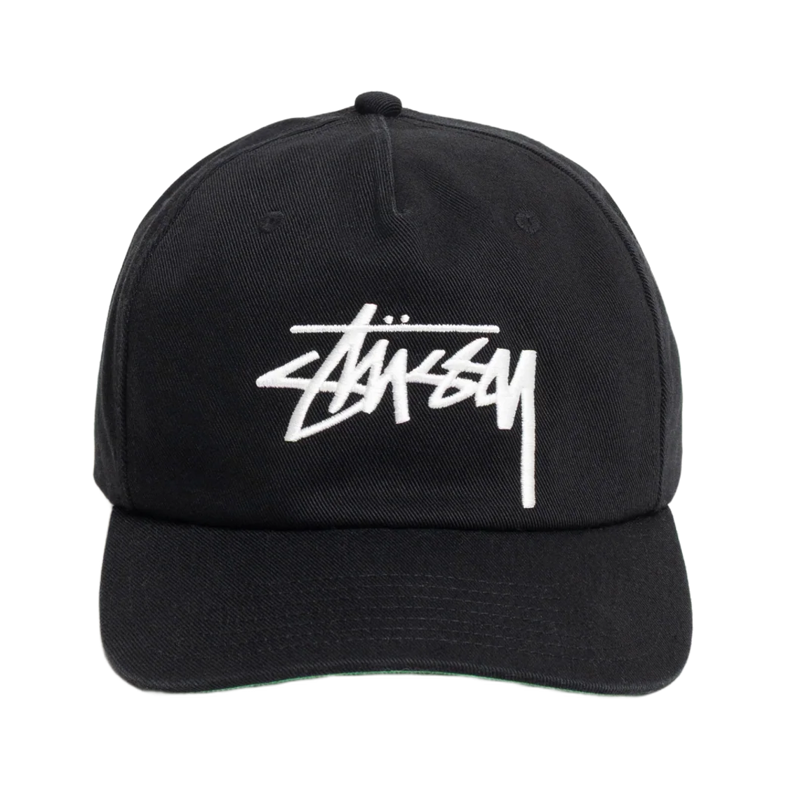 1311209 Stussy Mid-Depth Big Stock Snapback Shadow Black