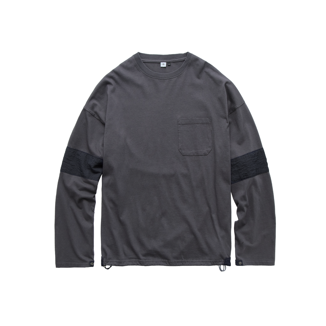 폴리테루 보더 롱 슬리브 퍼플 네이비(Polyteru Boarder Long Sleeves Purple Navy)