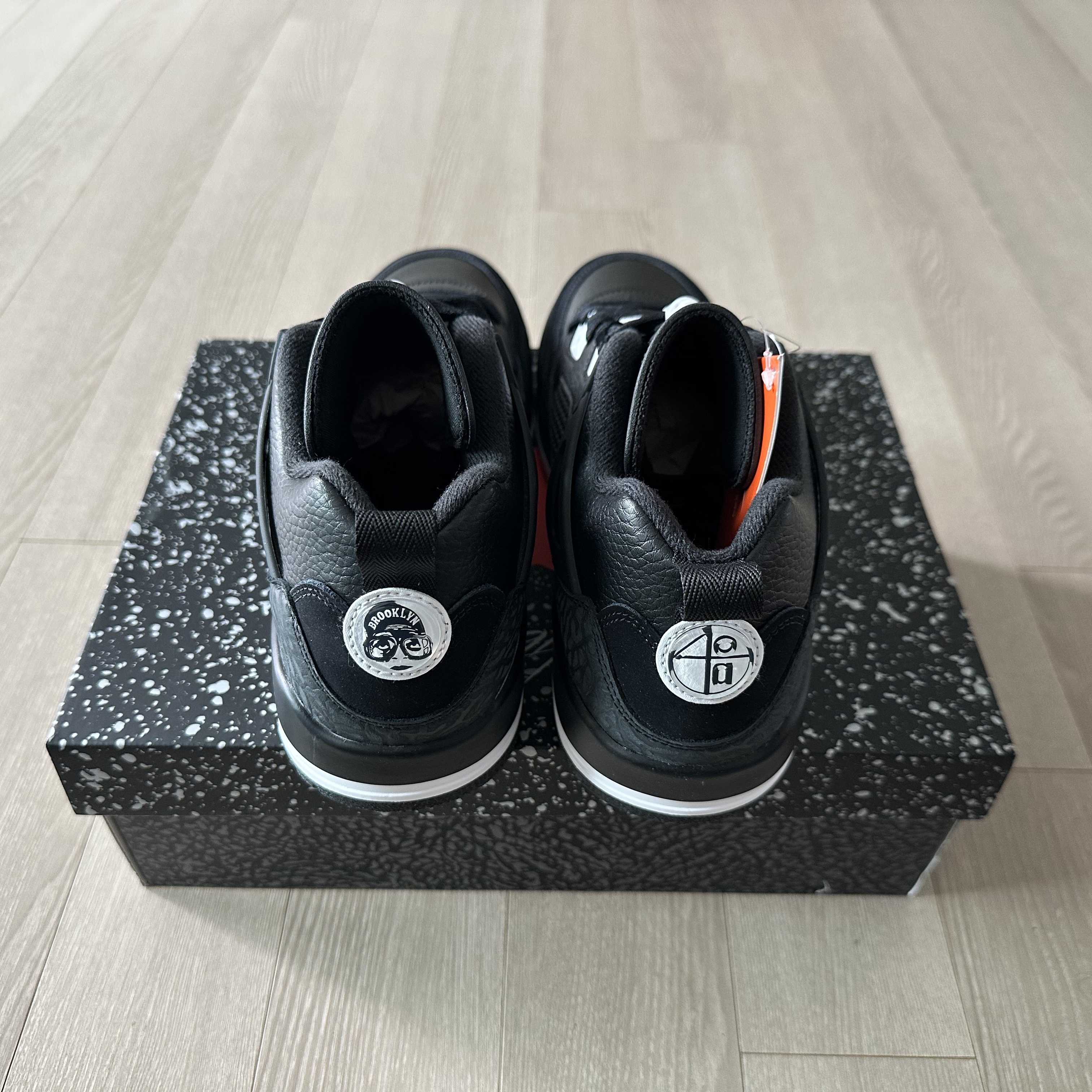 Jordan Spizike Low Black White 착용 스타일 - 3