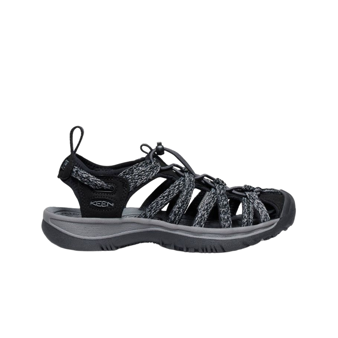1028815 (W) Keen Whisper Sandal Black Steel Grey