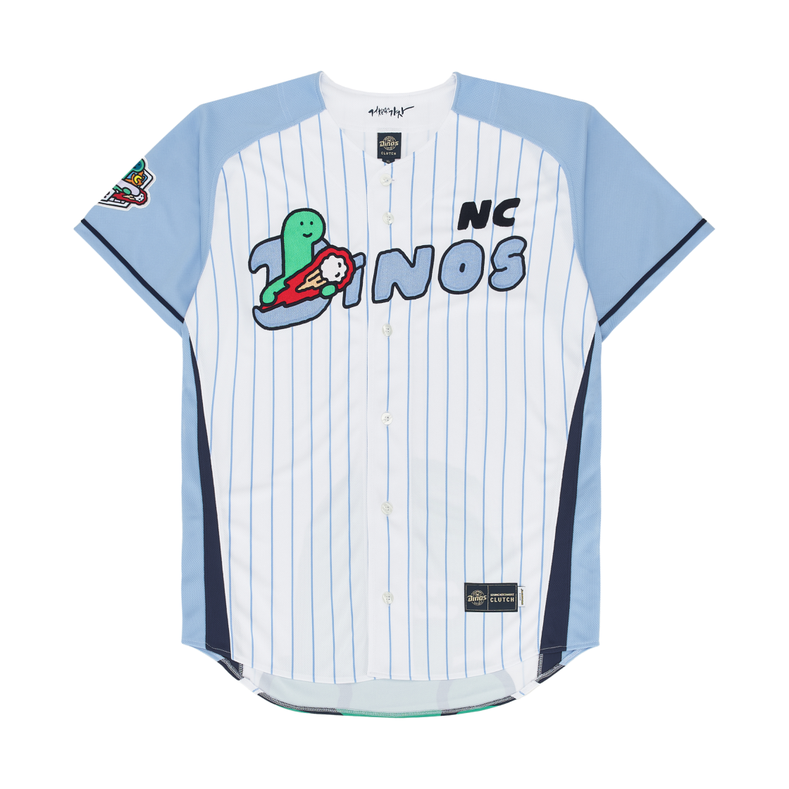 NC 다이노스 x 조구만 2025 클러치 유니폼 화이트 (논 마킹 버전)(NC Dinos x Joguman 2025 Clutch Uniform White (Non Marking Ver.))