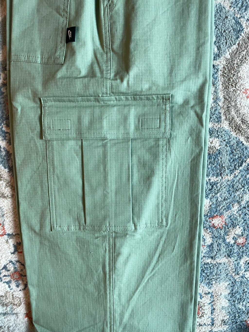 Nike Club Cargo Pants Oil Green - Asia 착용 스타일 - 5