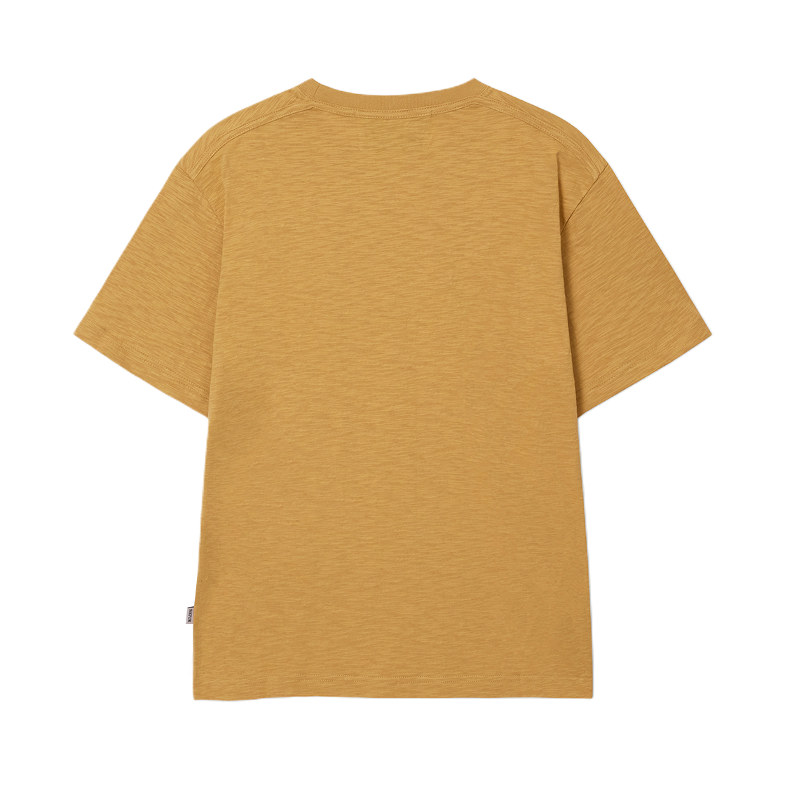 세터 웨이브 로고 슬럽 반팔 티셔츠 옐로우(SATUR Wave Logo Slub T-Shirt Yellow) - 2