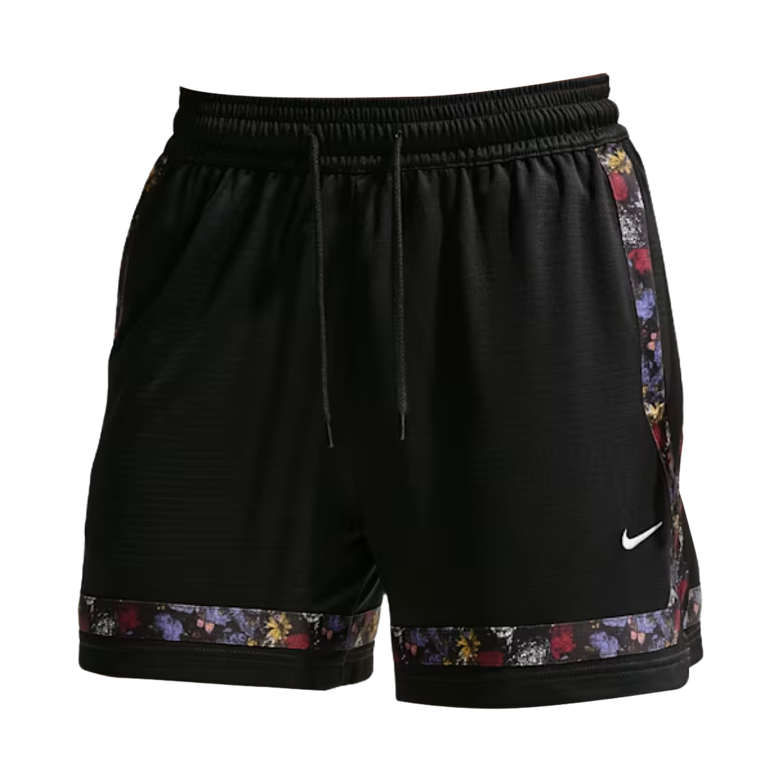 HV8095-010 Nike Crossover Dri-Fit Basketball Shorts Black White - Asia