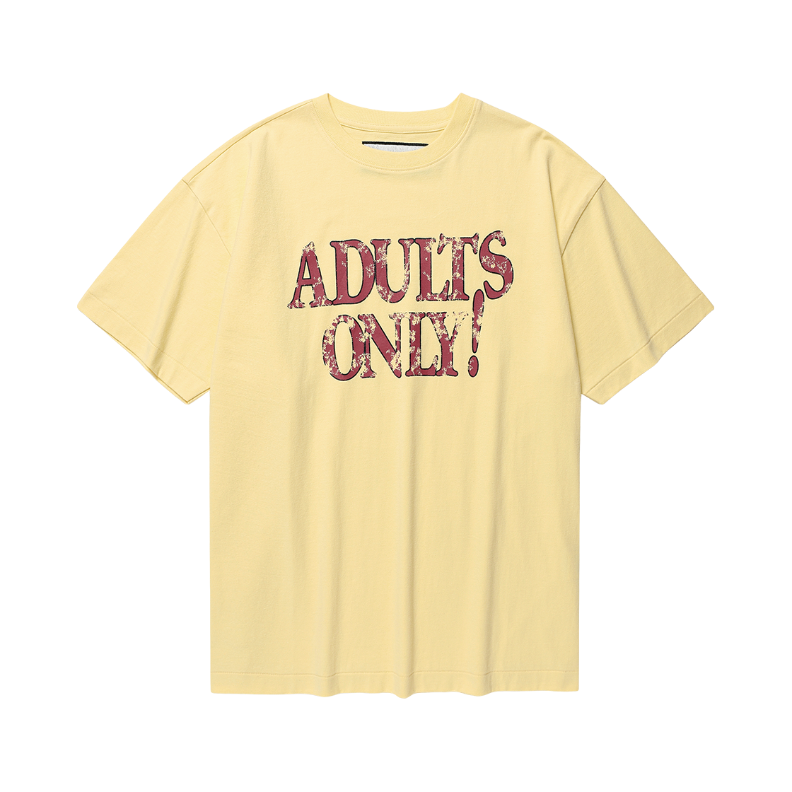 더바이닐하우스 어덜츠 온리 티 옐로우(Thevinylhouse Adults Only Tee Yellow)