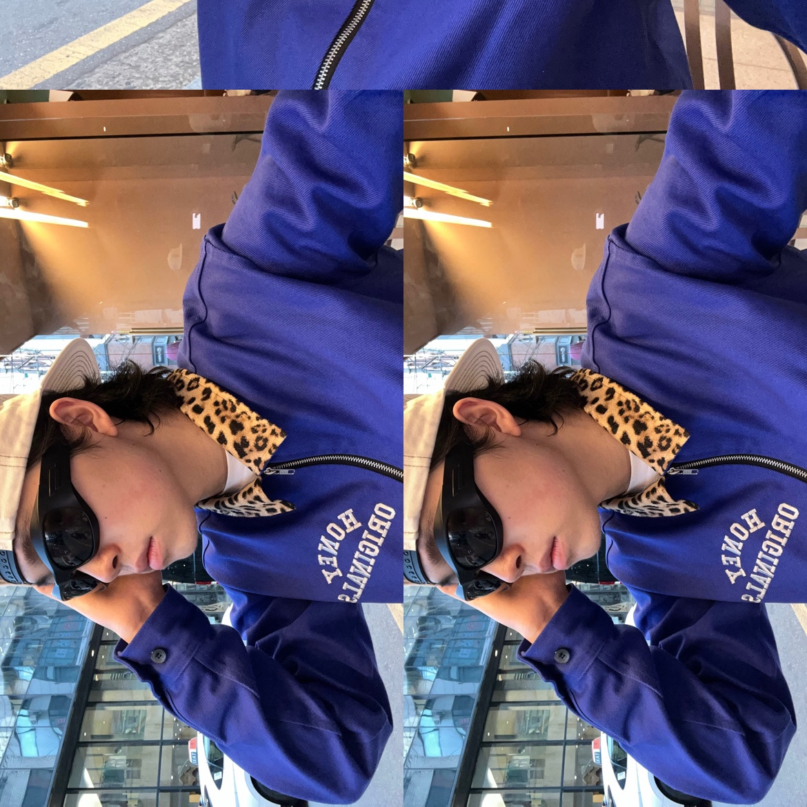 Honey Scoop House Honey Originals Work Jacket Blue 착용 스타일 - 2