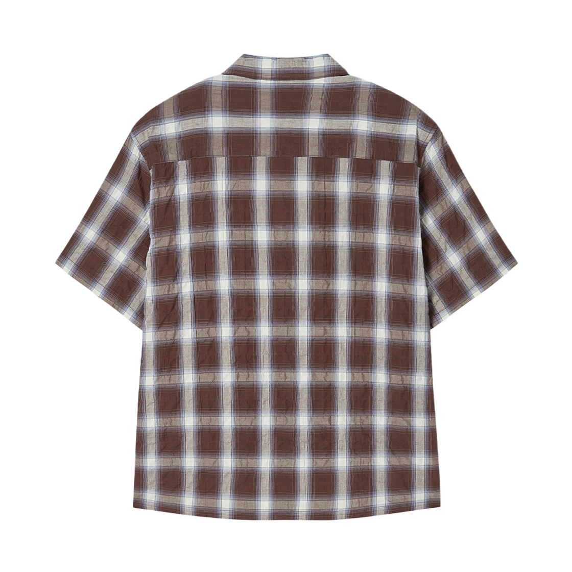 엔 아카이브 에어리 시어서커 체크 오픈 카라 반팔 셔츠 멀티(N ARCHIVE Airy Seersucker Check Open Collar Shirts Multi) - 2