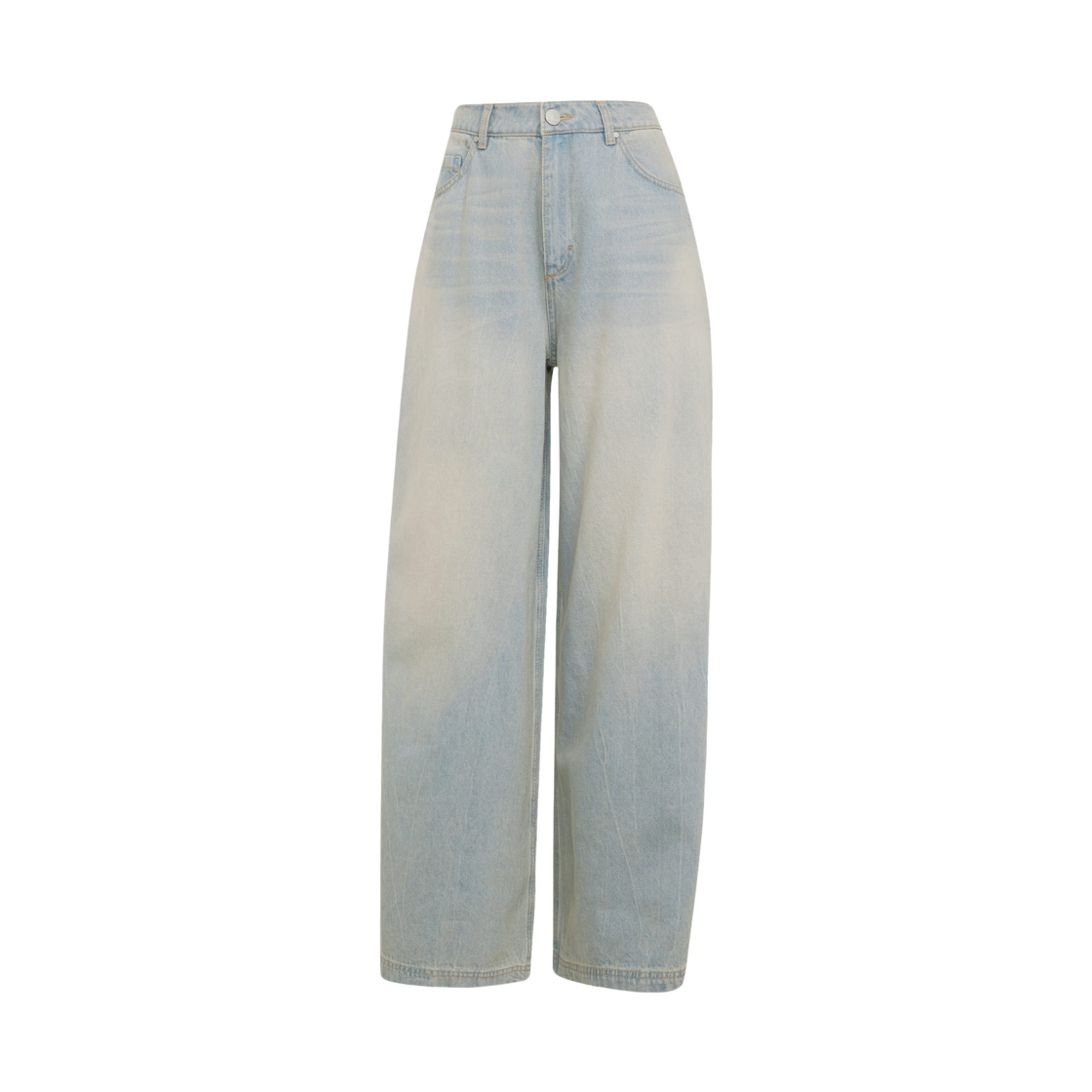 JX9210 (W) Adidas Adilenium Season 3 Zip Washed Denim Pants Light Denim - US Sizing