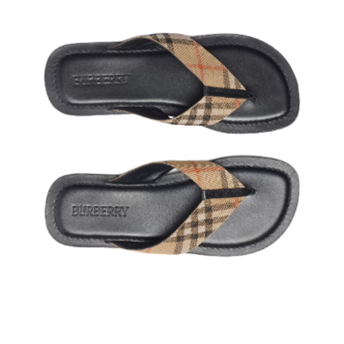 버버리 체크 파빌리온 샌들 샌드 베이지(Burberry Check Pavilion Sandals Sand Beige) - 2