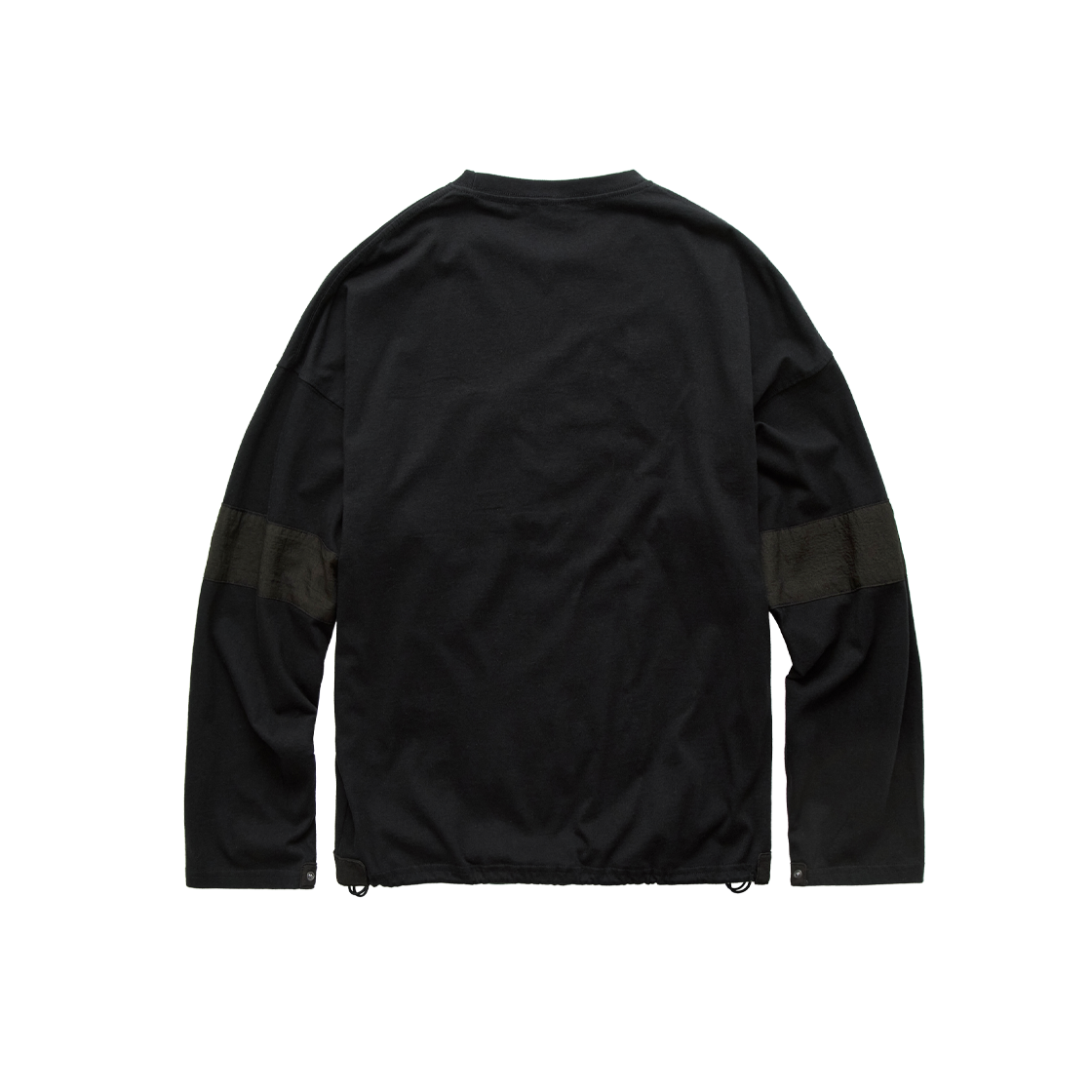 폴리테루 보더 롱 슬리브 블랙 브라운(Polyteru Boarder Long Sleeves Black Brown) - 2