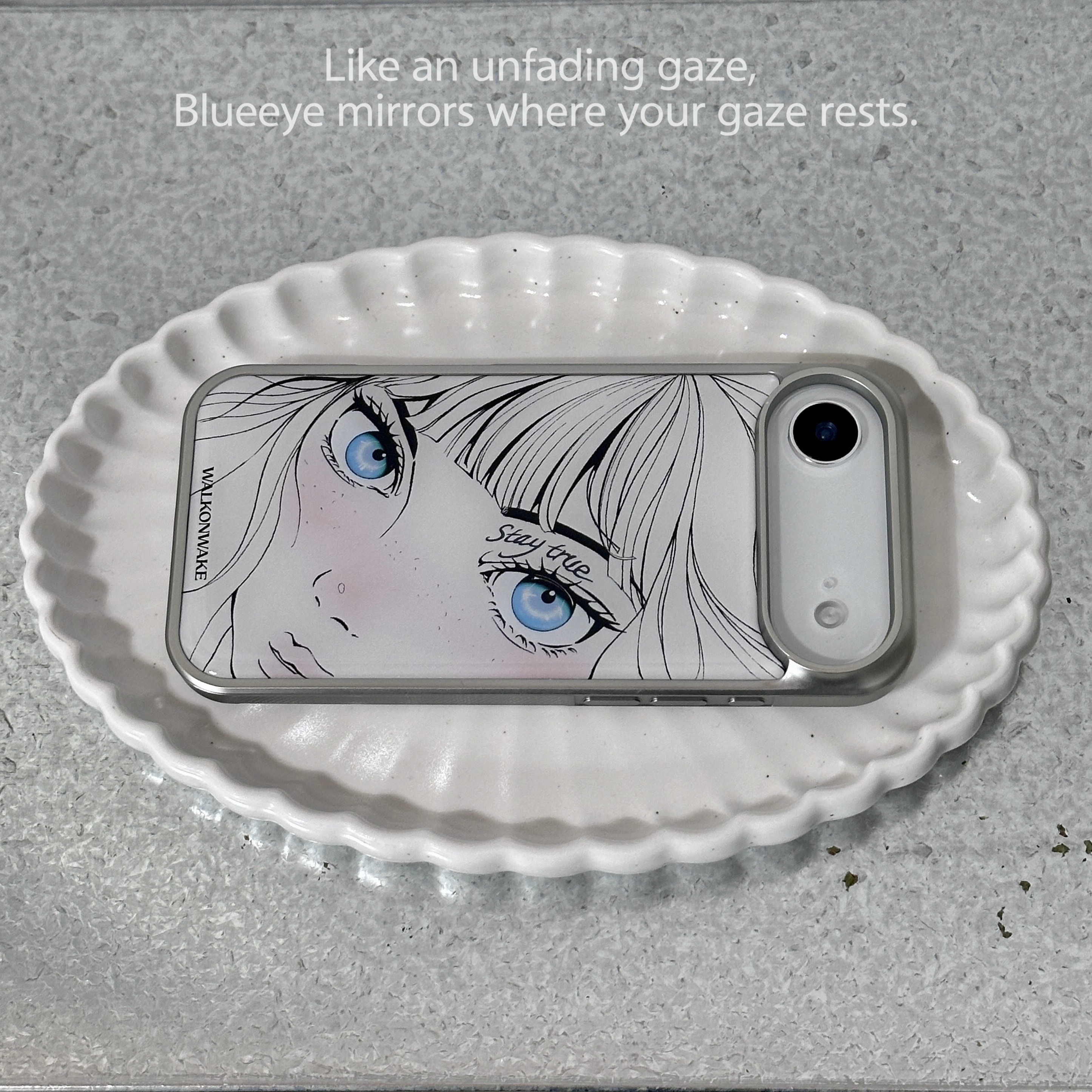 WALKONWAKE Epoxy silver blueeye 착용 스타일