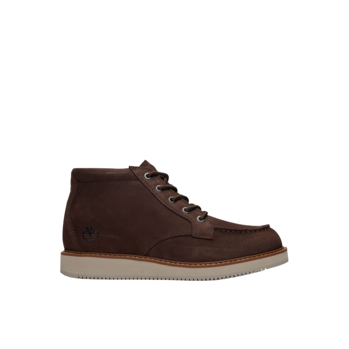 TB0A5NBSW071 Timberland Redwood Edge Mid Chukka Worker Boots Dark Brown - Wide