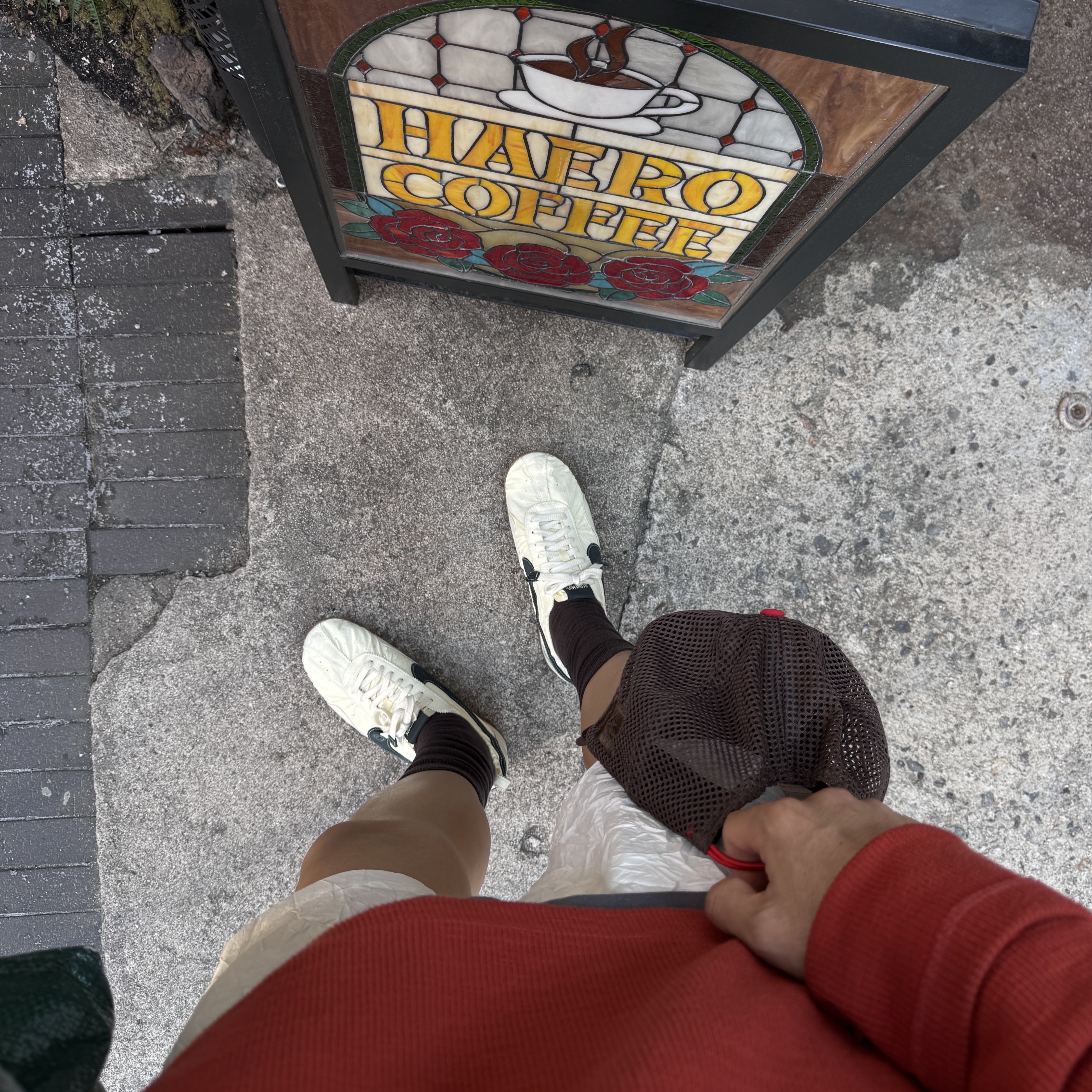 Nike x Jacquemus Moon Shoe SP Alabaster Off Noir 착용 스타일