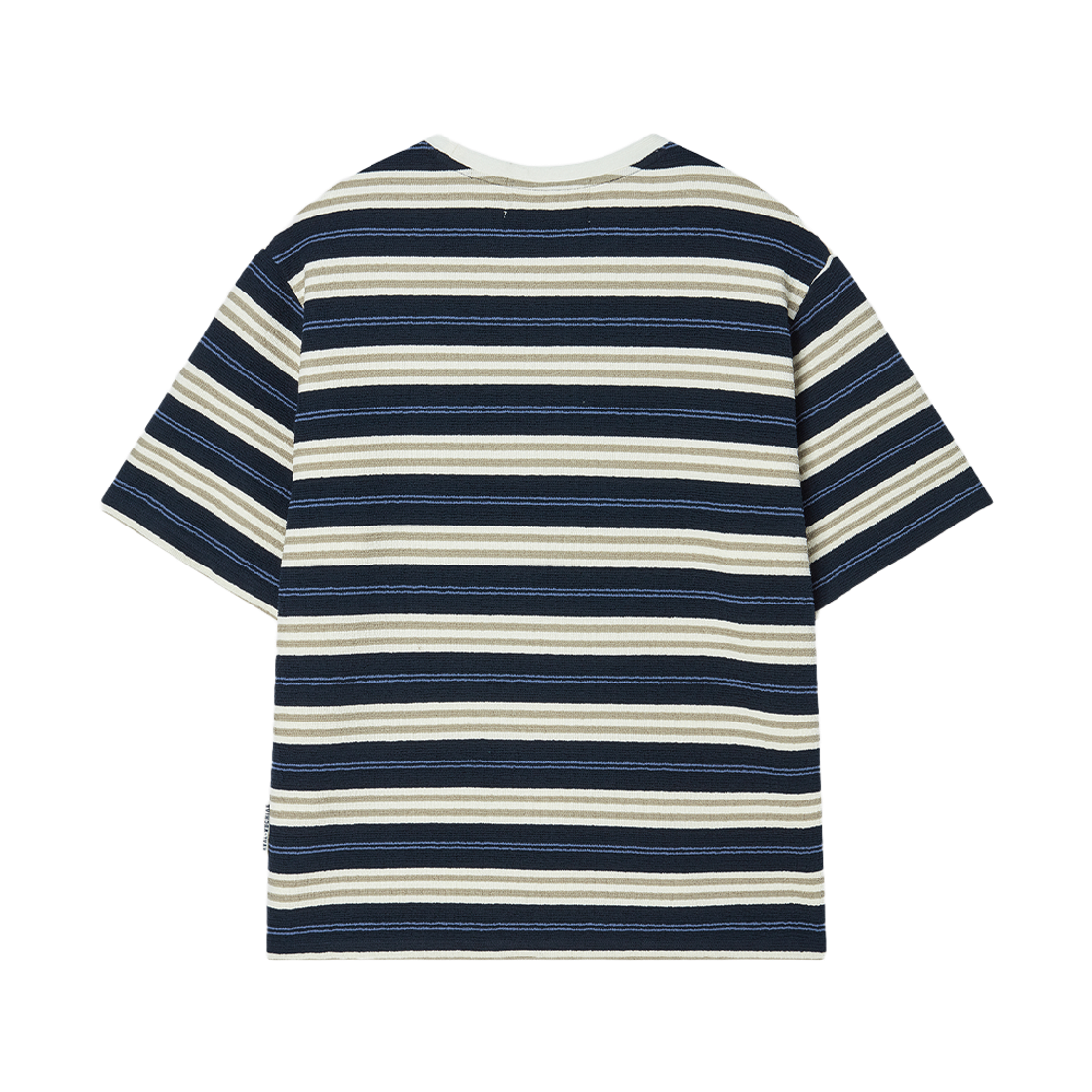엔 아카이브 에어리 스트라이프 반팔 니트 네이비(N ARCHIVE Airy Stripe Knit Tee Navy) - 2