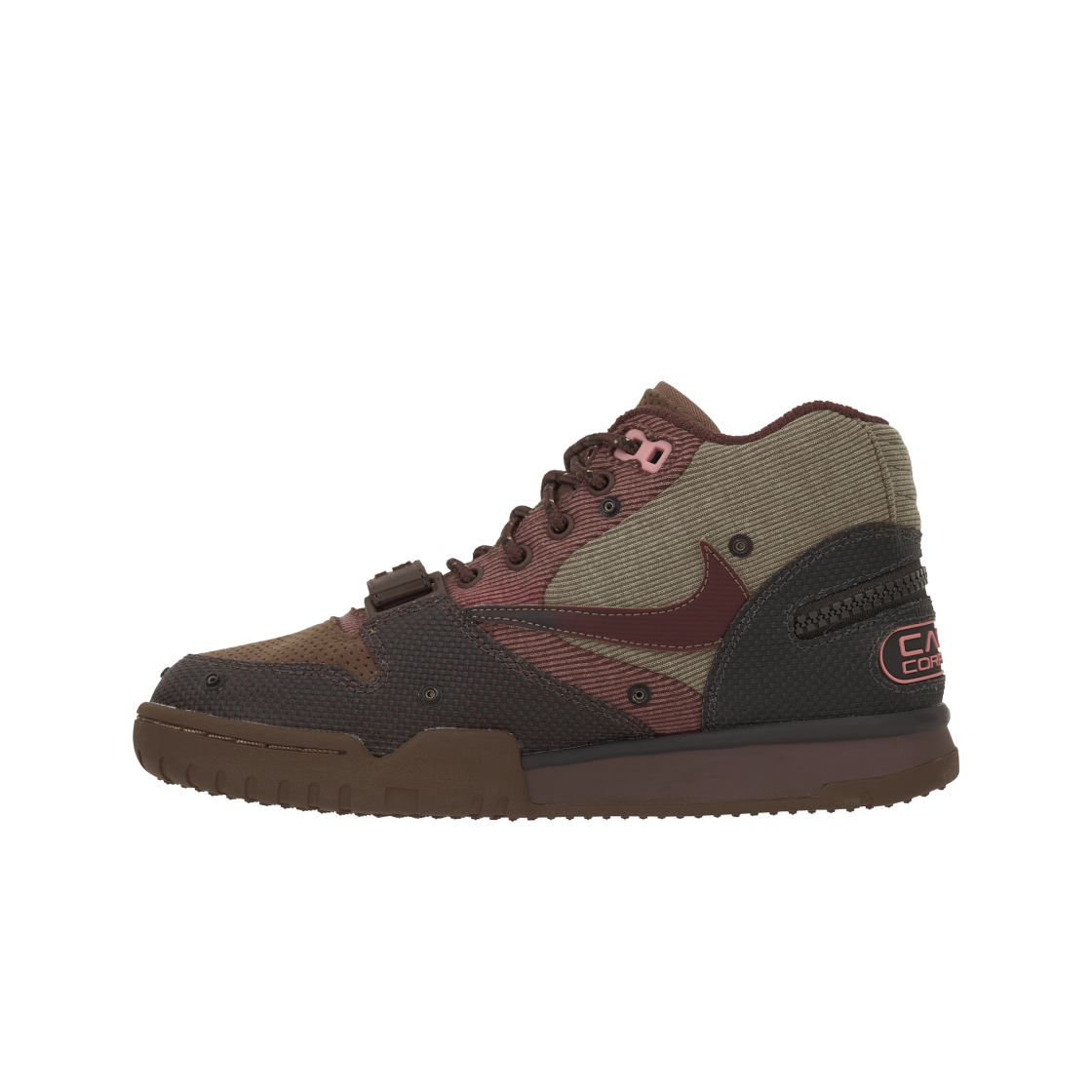 나이키 x 트래비스 스캇 에어 트레이너 1 아키오 브라운 앤 러스트 핑크(Nike x Travis Scott Air Trainer 1 Archaeo Brown and Rust Pink) - 3