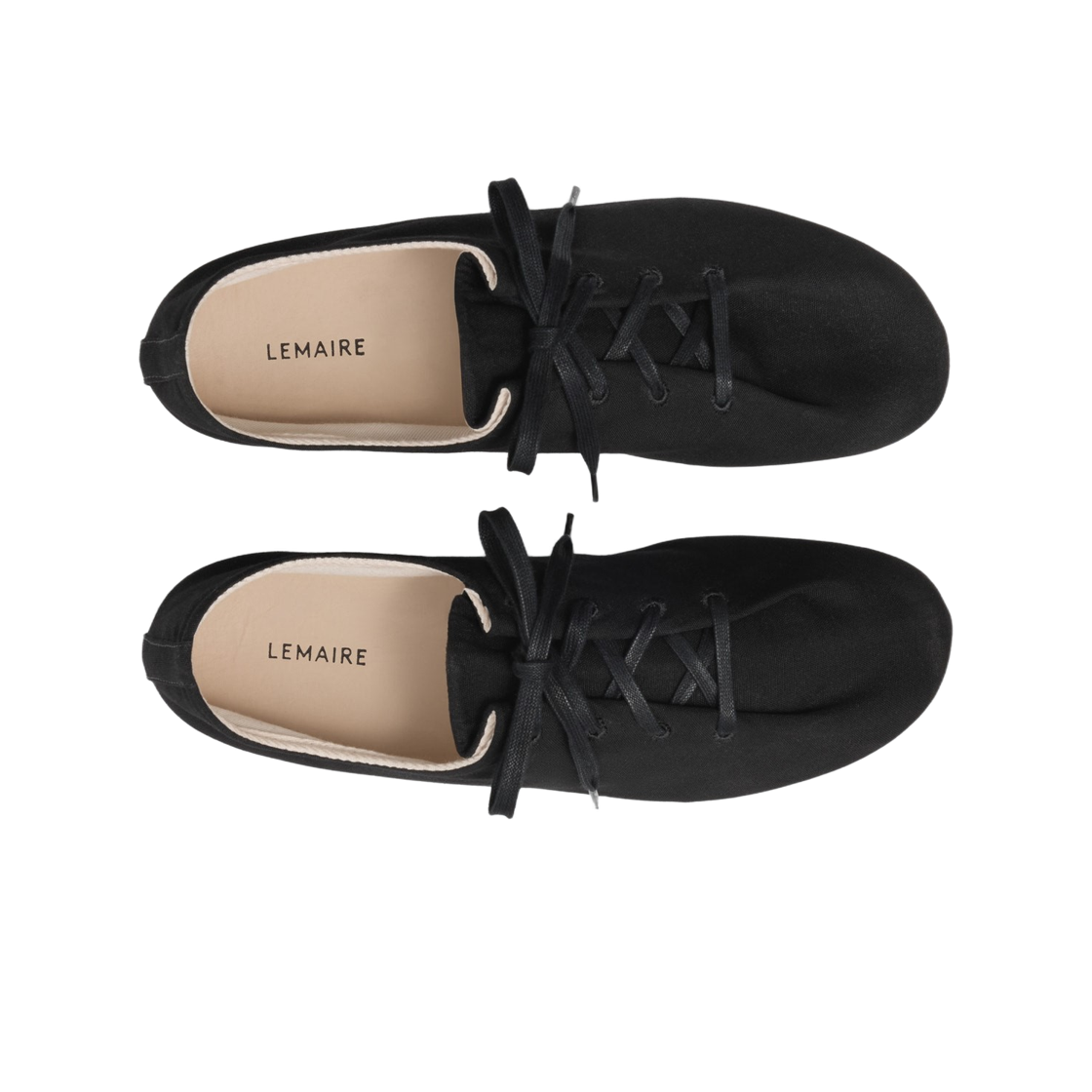 르메르 코튼 캔버스 수리 트레이너 블랙(Lemaire Cotton Canvas Souris Trainers Black) - 2
