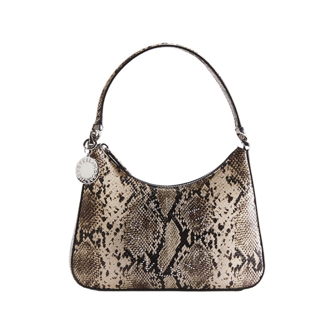 에이치앤엠 x 스텔라 맥카트니 스네이크 스킨 프린트 핸드백 베이지(H&M x Stella McCartney Snakeskin Print Handbag Beige)