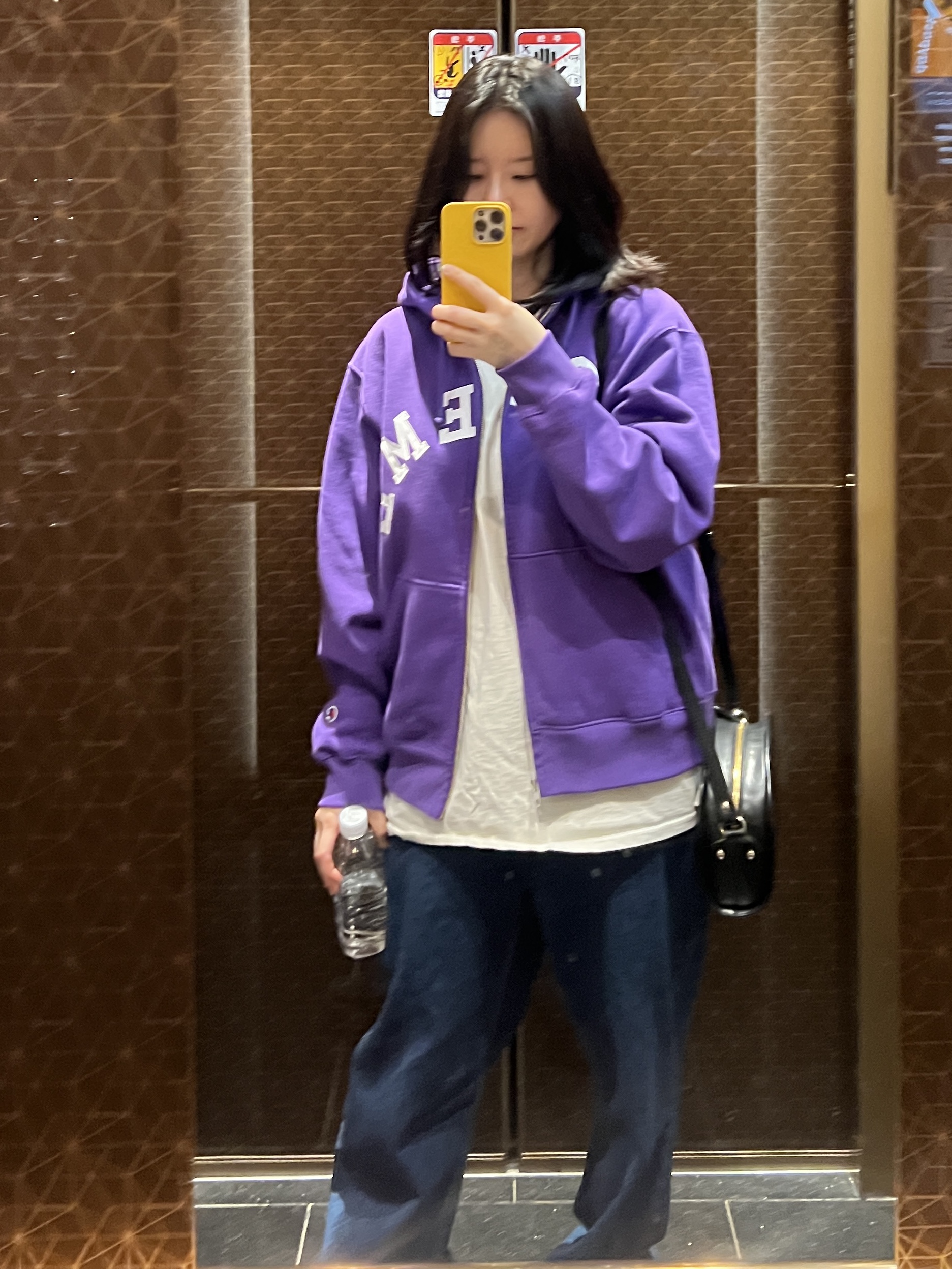 Supreme x Champion Zip Up Hooded Sweatshirt Purple - 24SS ์ฐฉ์ฉ ์คํ์ผ