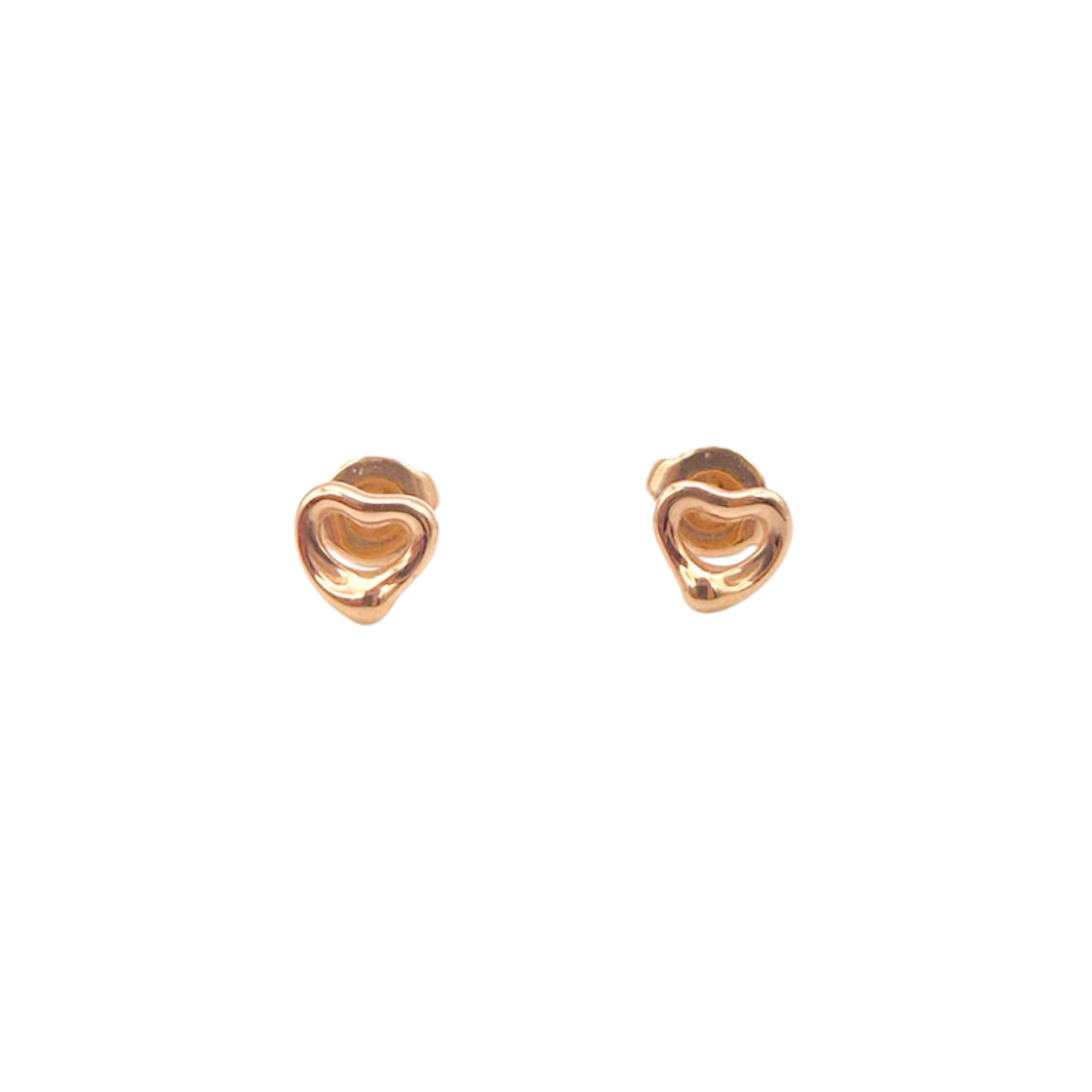 IT5PD39USA8I Tiffany & Co. Open Heart Gold Earrings L915151