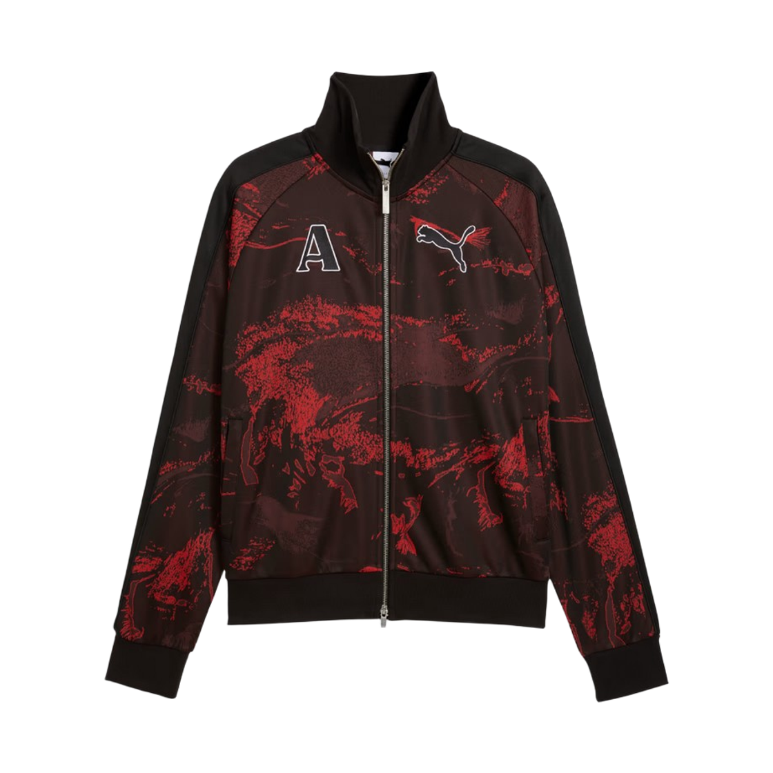 635235-01 Puma x Ahluwalia T7 Track Jacket Black-AOP