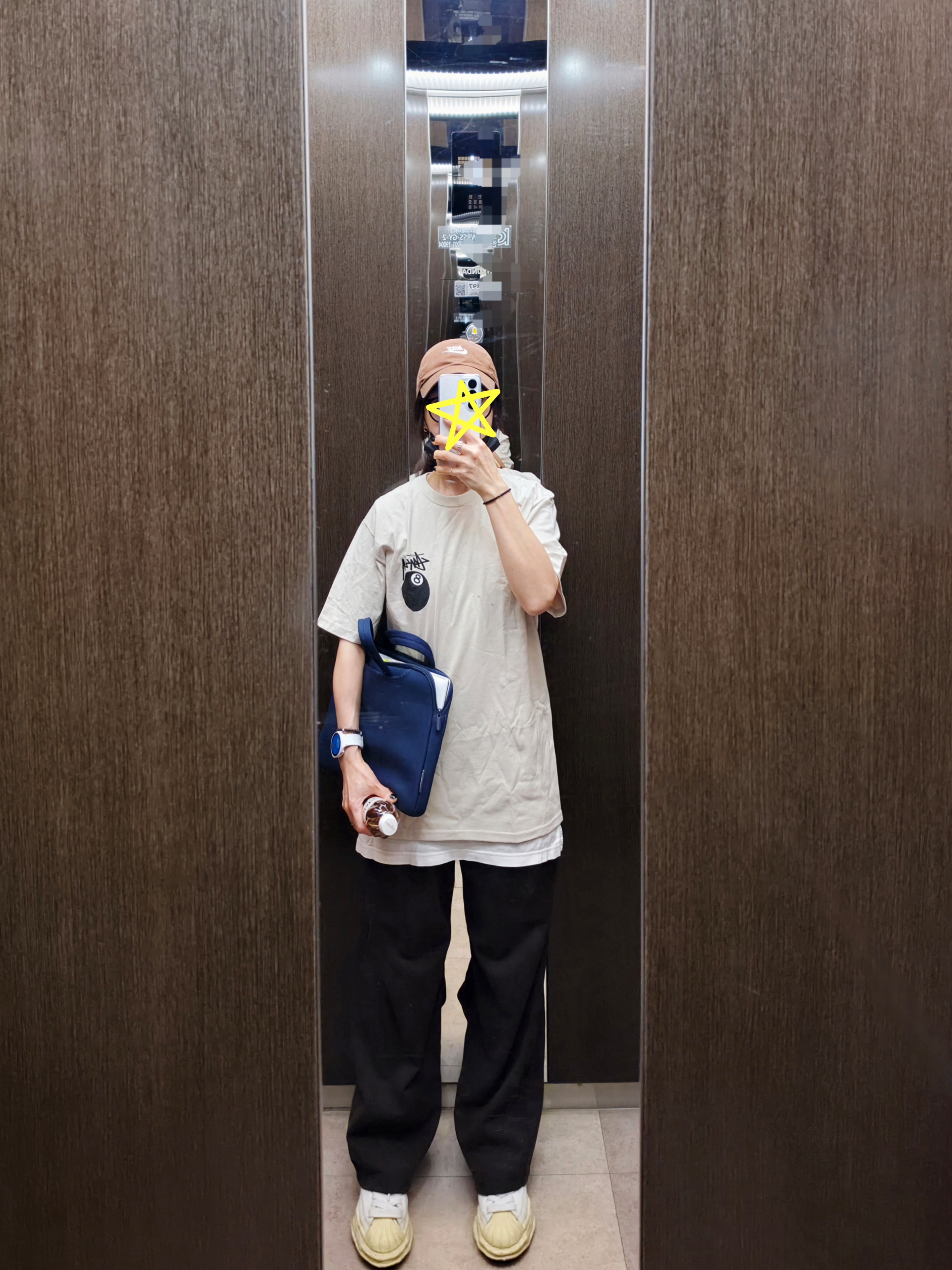 Stussy 8 Ball Pigment Dyed T-Shirt Natural, Nike Heritage 86 Futura Washed Cap Brown 착용 스타일