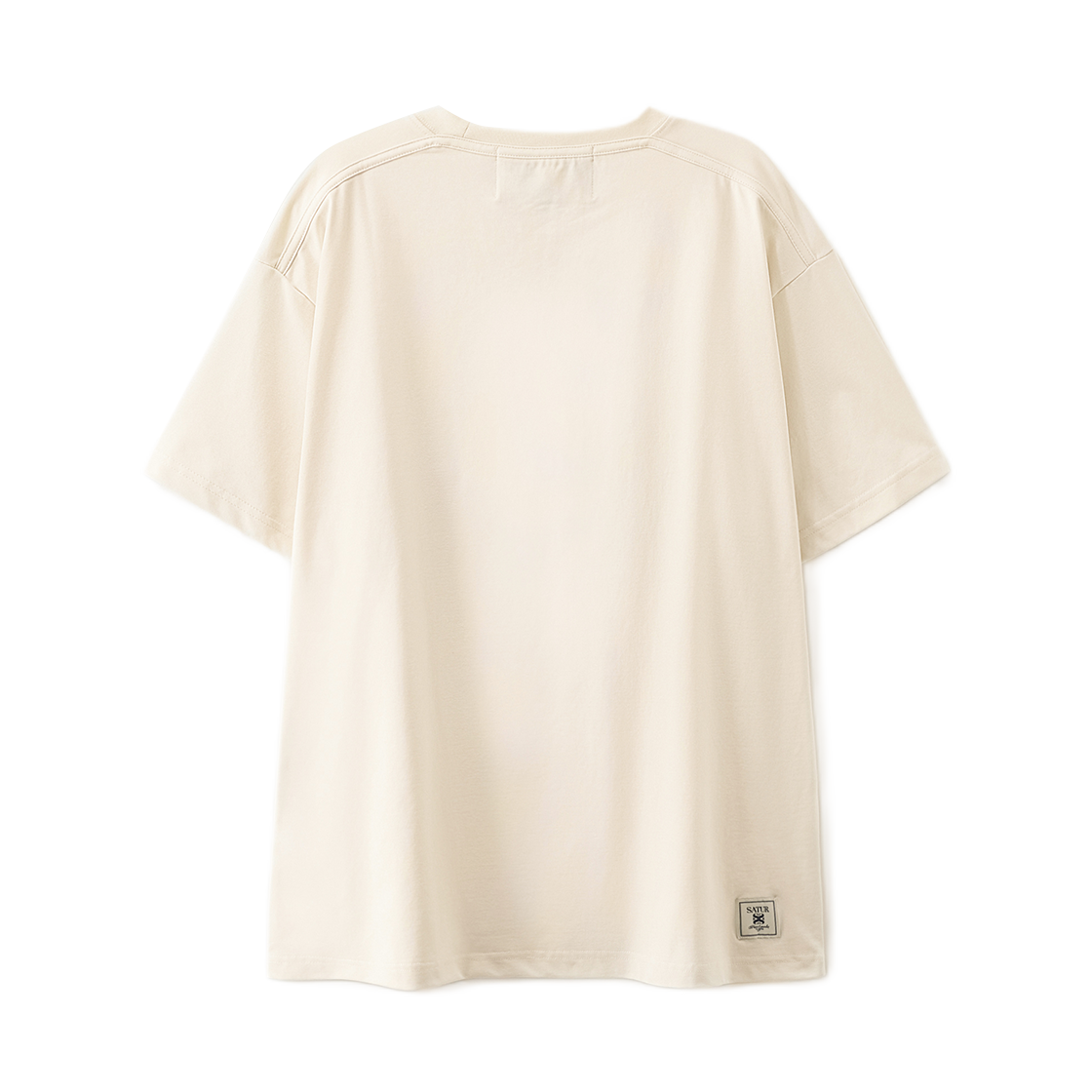 세터 리와인드 그래픽 반팔 티셔츠 크림(SATUR Rewind Graphic T-Shirt Cream) - 2