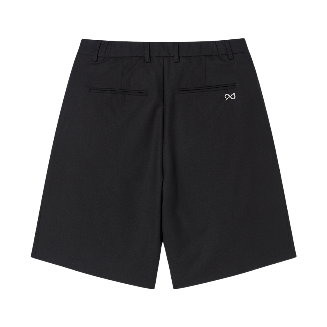 엔 아카이브 럭스 블렌드 페브릭 하프 팬츠 블랙(N ARCHIVE Lux Blend Fabric Half Pants Black) - 2