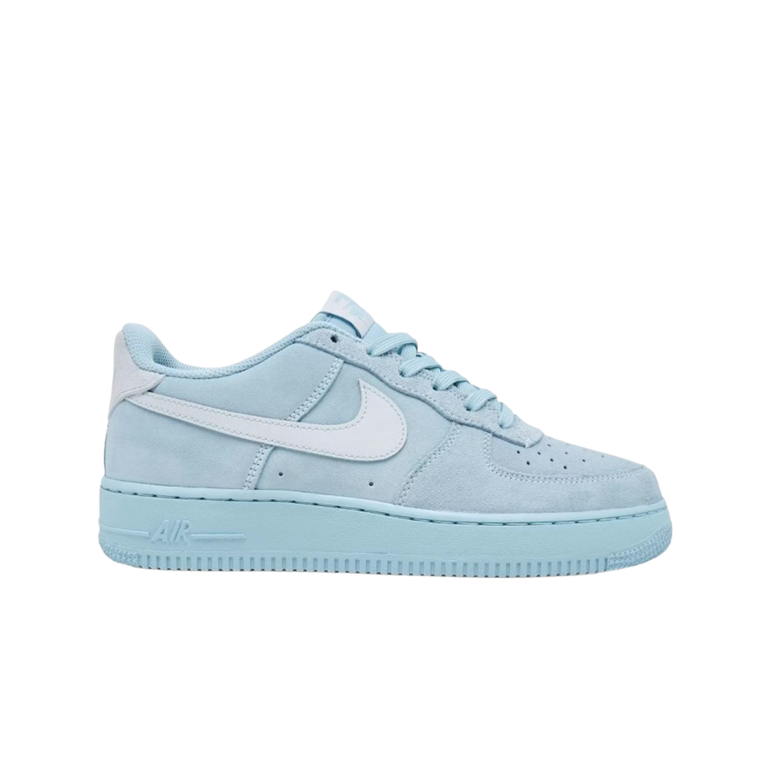 IB5688-400 (GS) Nike Air Force 1 LV8 Light Armory Blue Pure Platinum