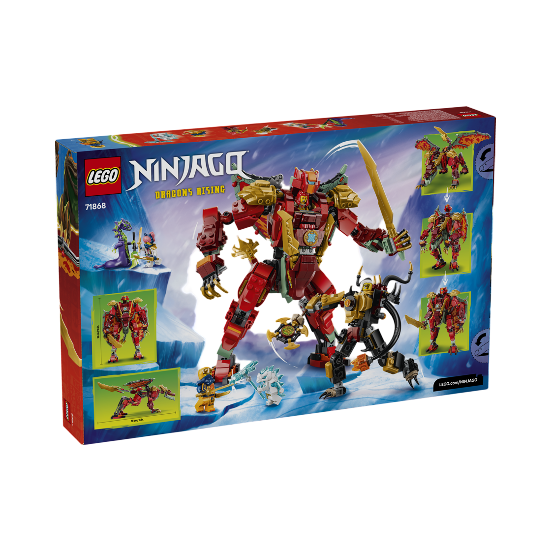 레고 닌자고 와일드파이어의 변신 드래곤 로봇(Lego Ninjago Wyldfyre's Transforming Dragon Mech) - 2