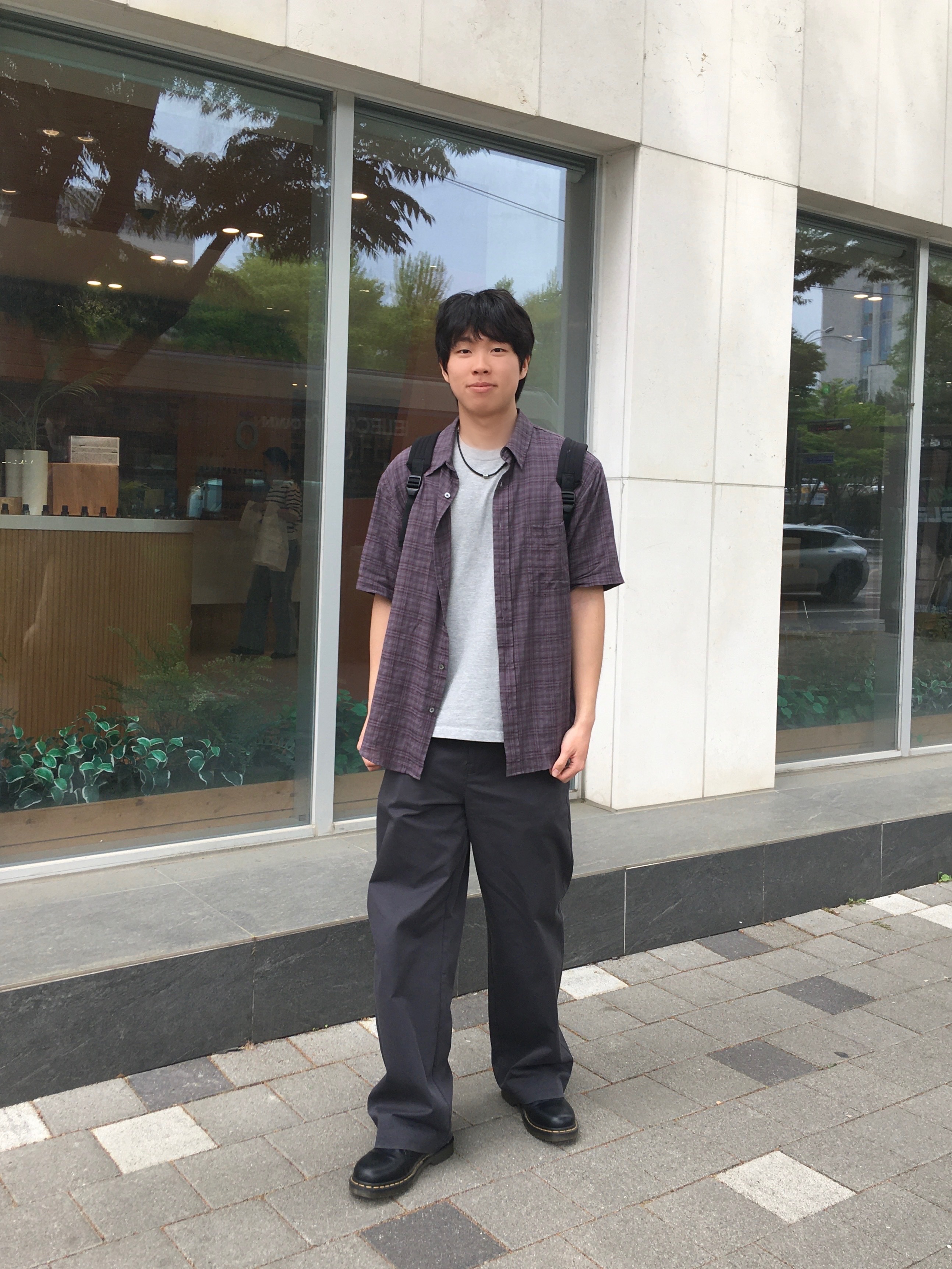 Dr. Martens 1461 Smooth Black 착용 스타일 - 3