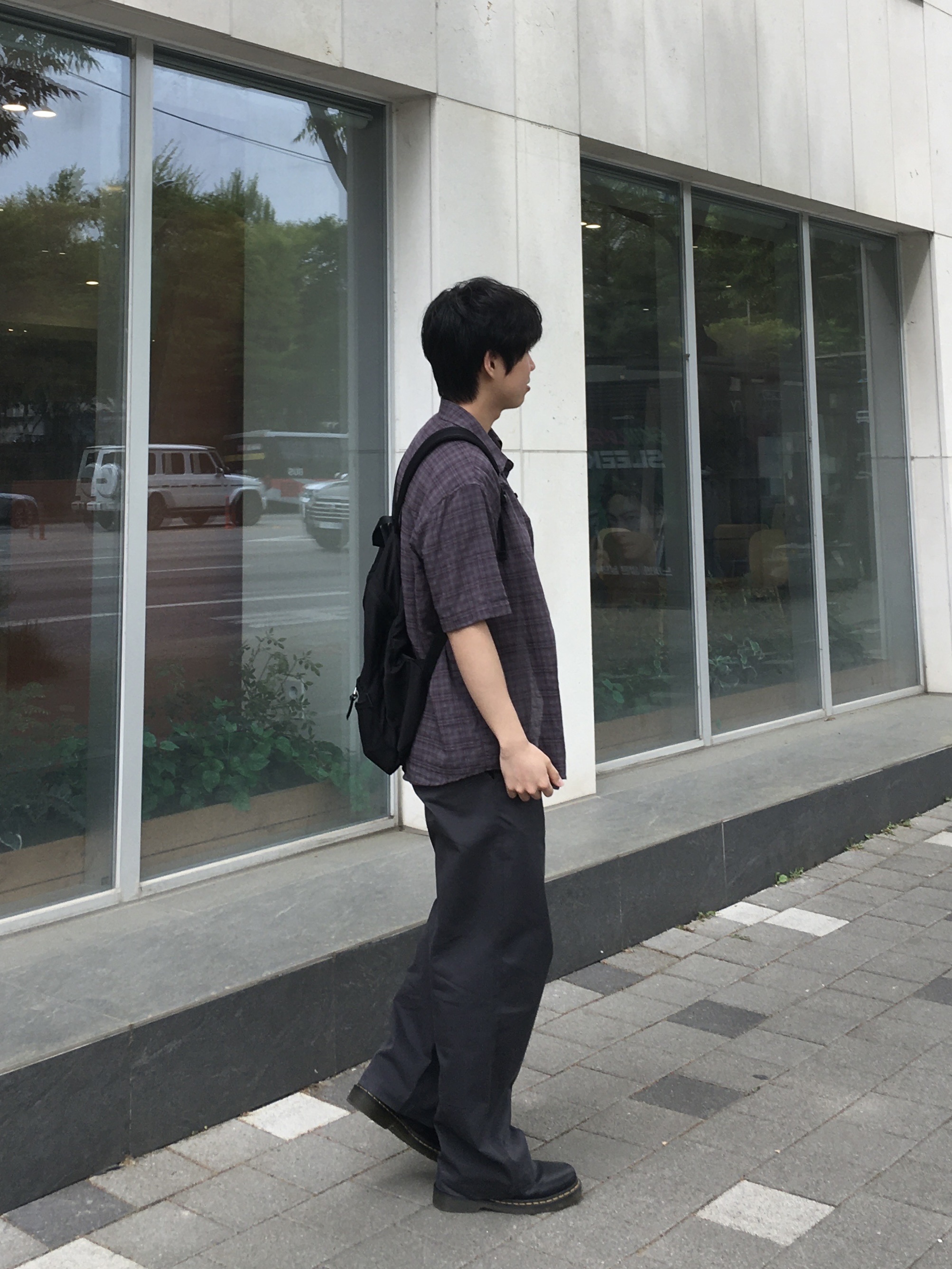 Dr. Martens 1461 Smooth Black 착용 스타일 - 1